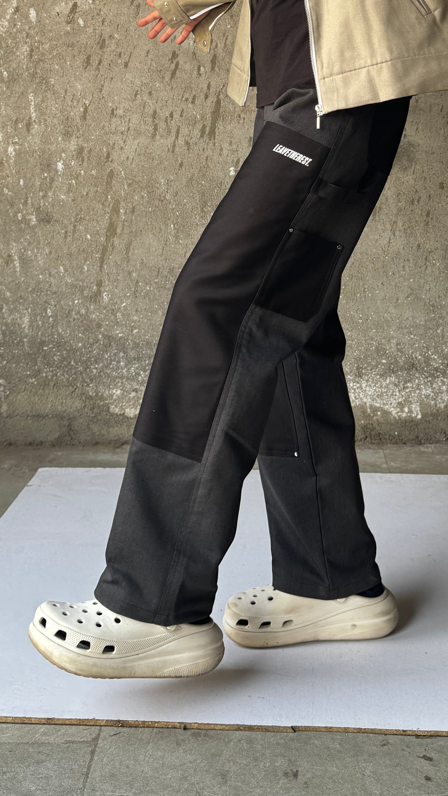 Grey slub jeans worker - MTM