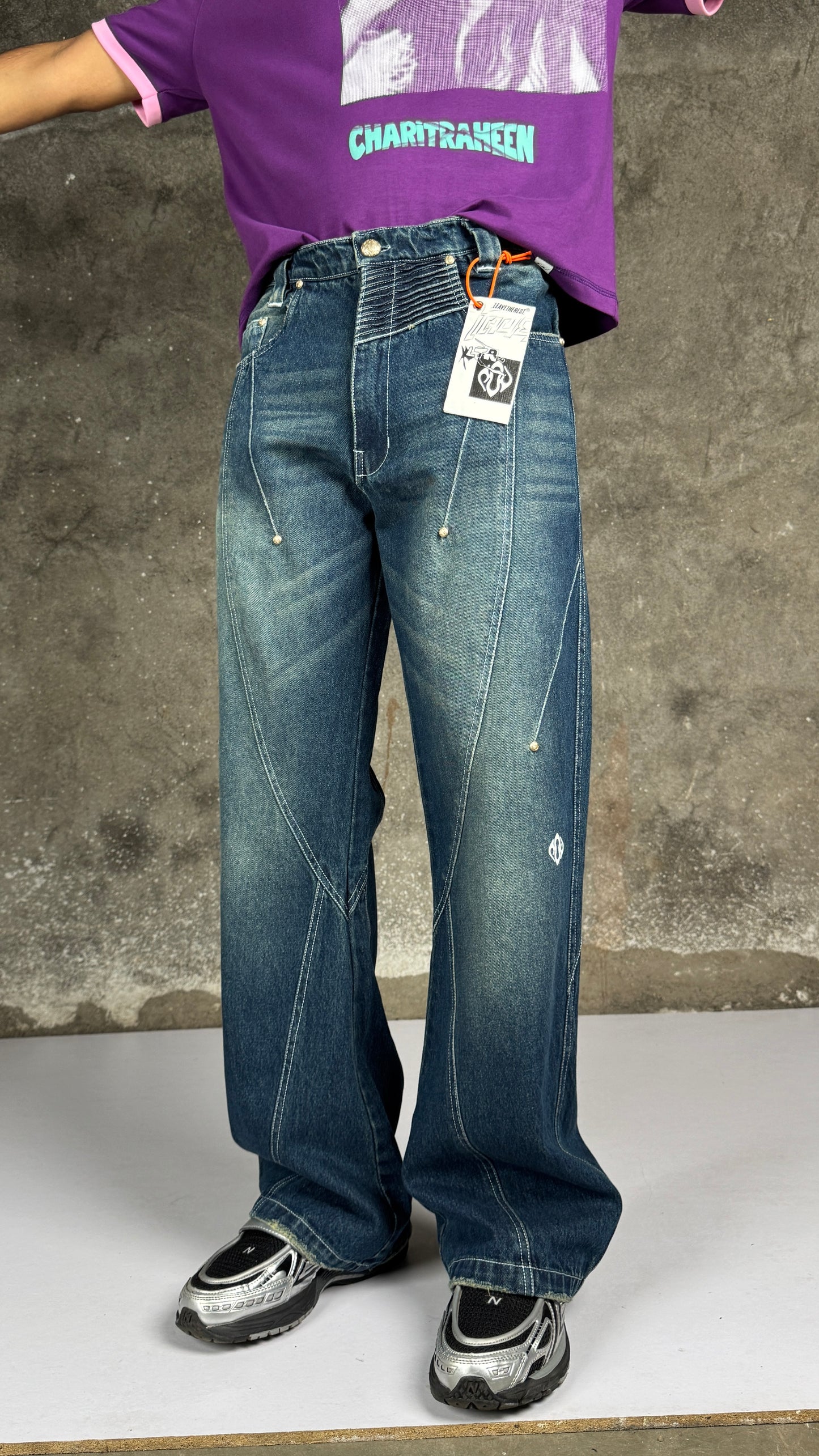 Waves Panelled-Aqua Marine - RTW