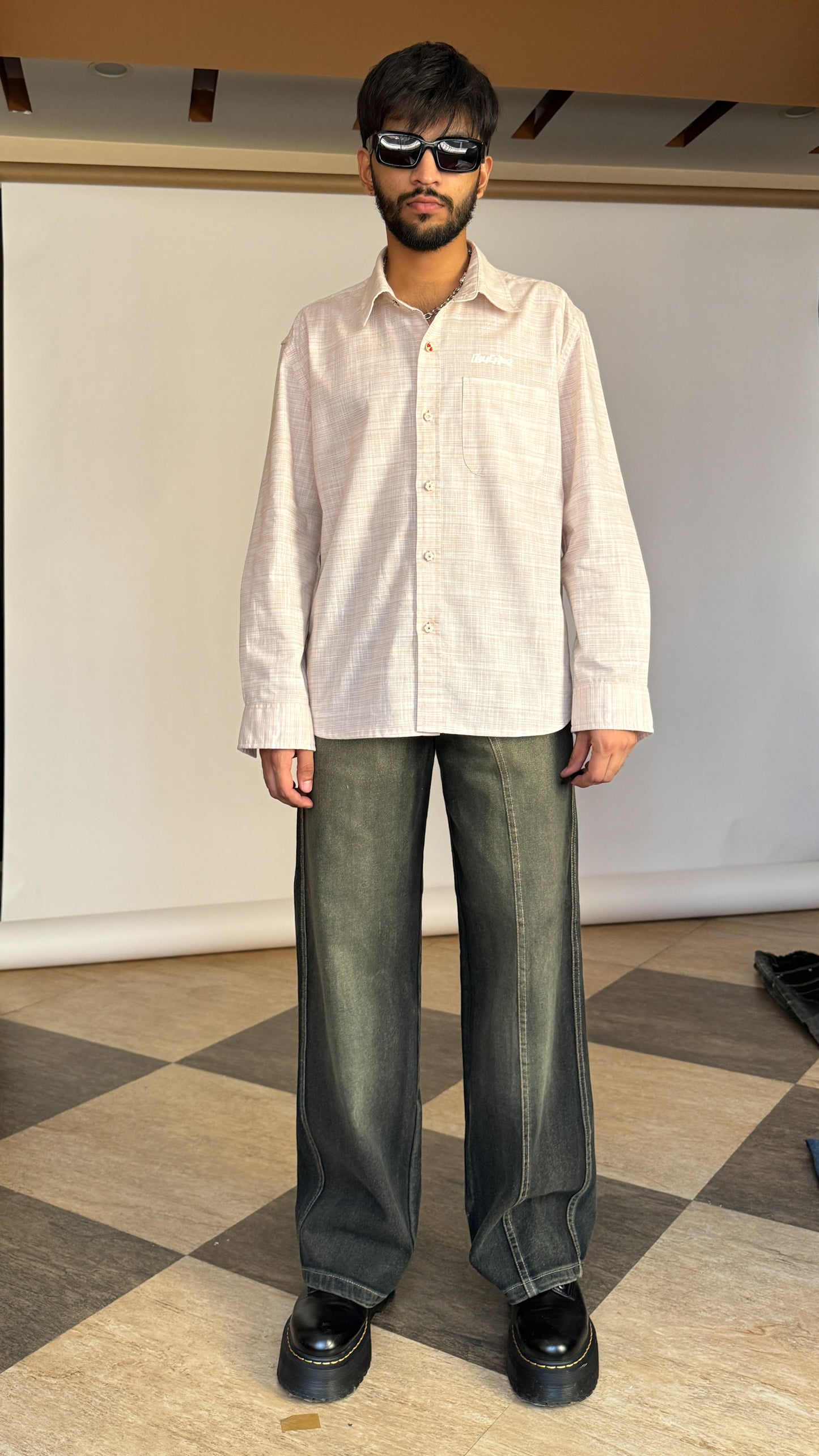 Cotton Antique Shirt - Cream RTW