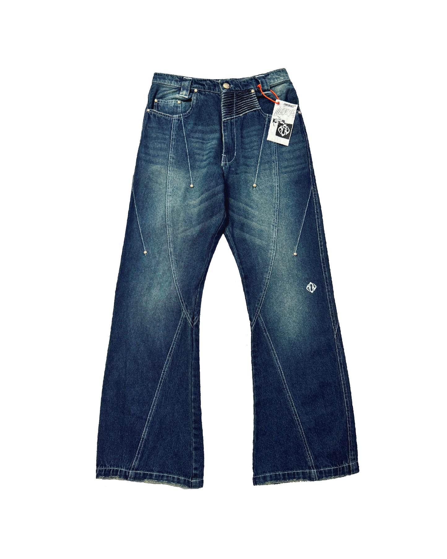 Waves Panelled-Aqua Marine - RTW
