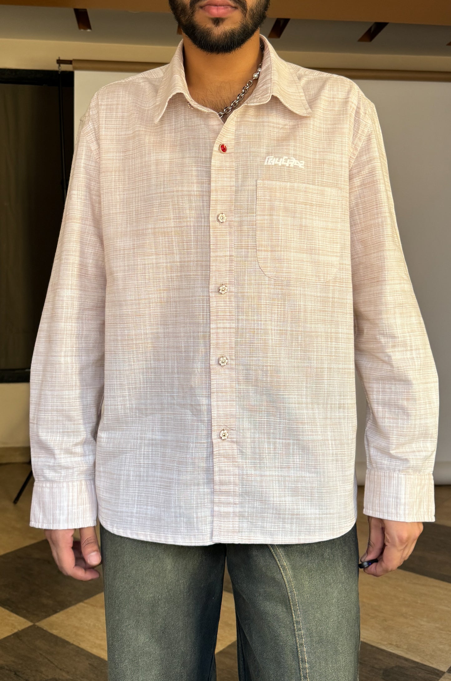 Cotton Antique Shirt - Cream RTW