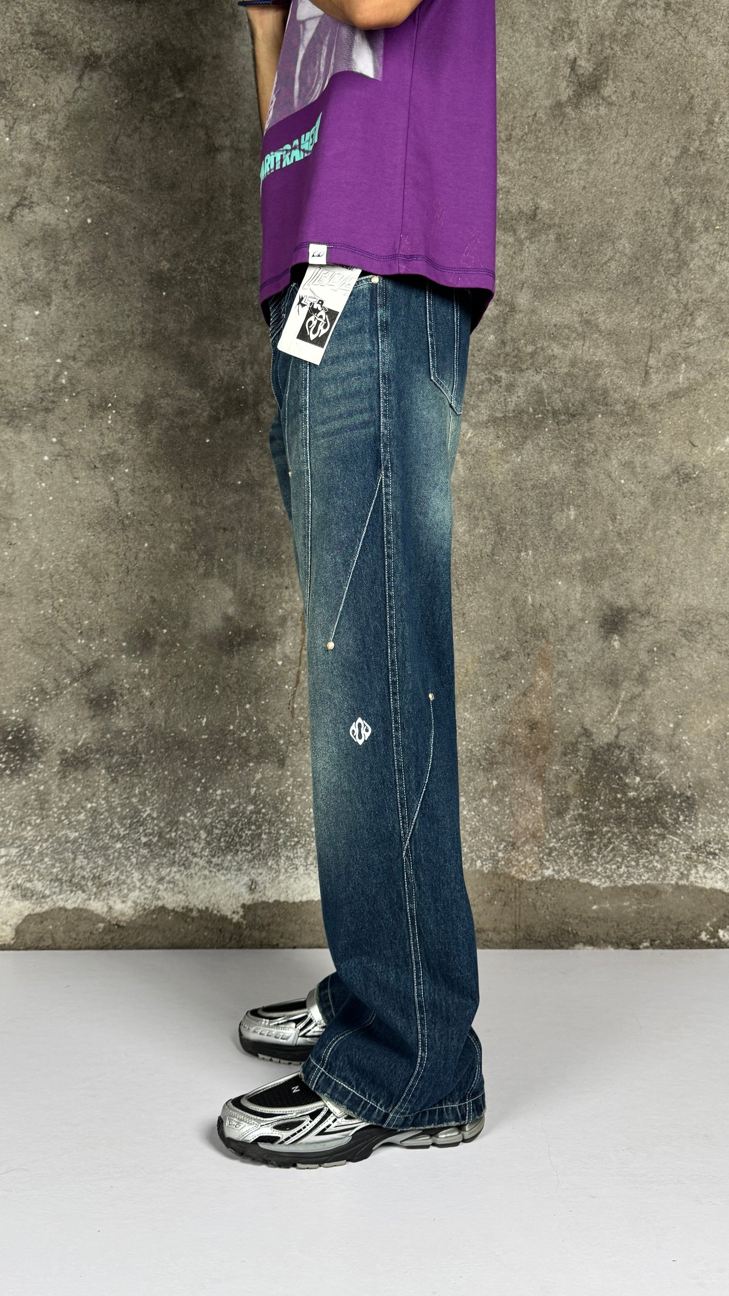 Waves Panelled-Aqua Marine - RTW