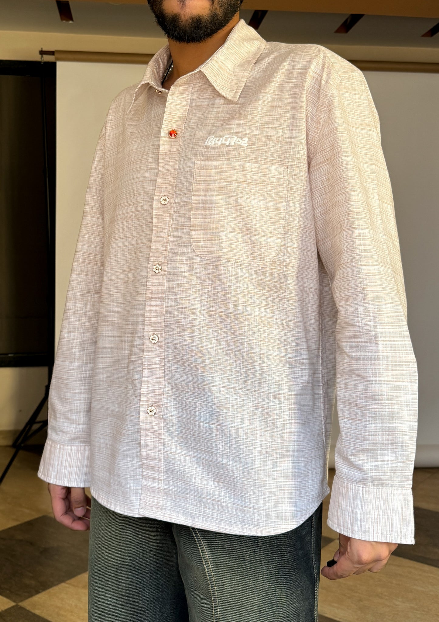 Cotton Antique Shirt - Cream RTW