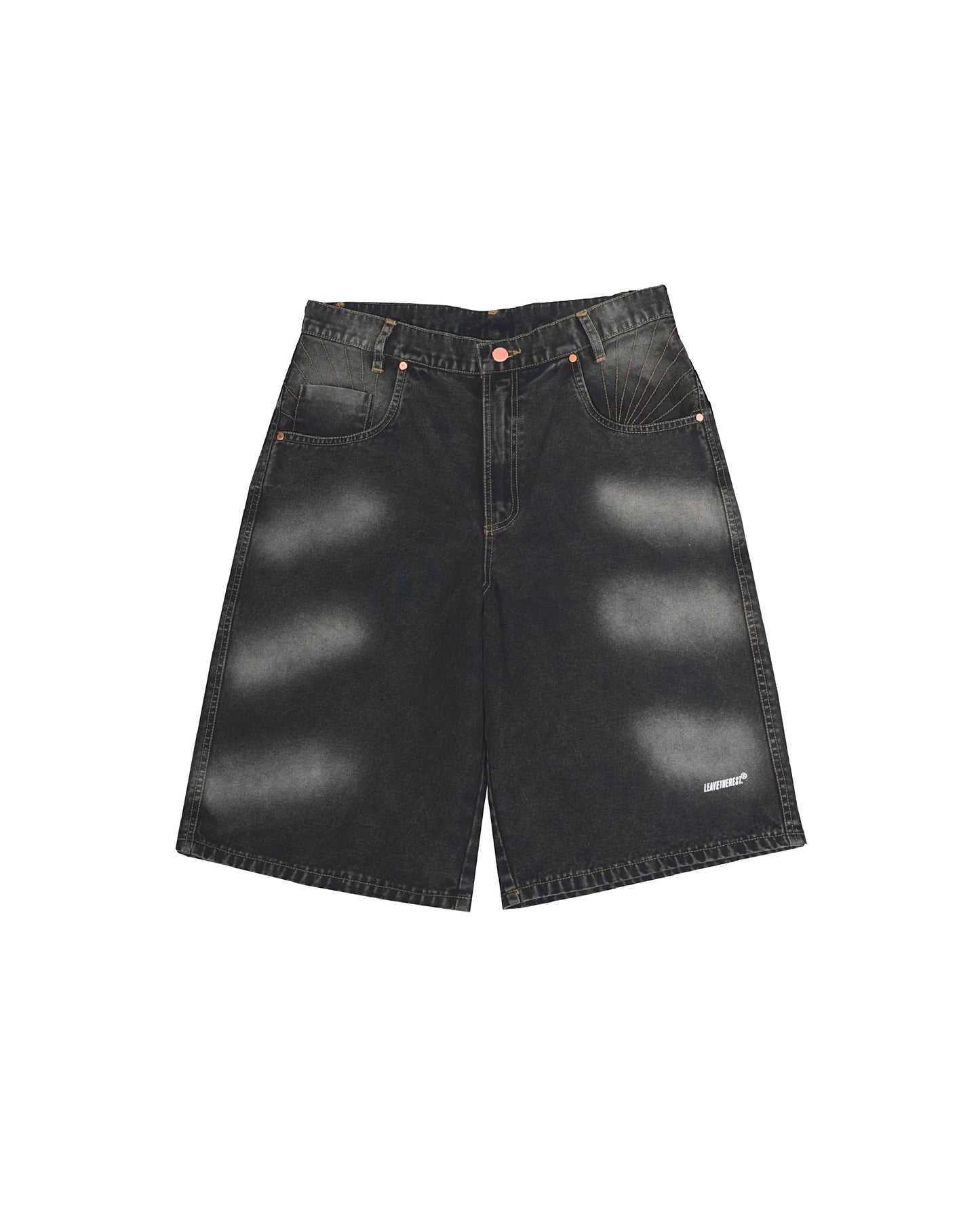 Washed Jorts-Black - RTW