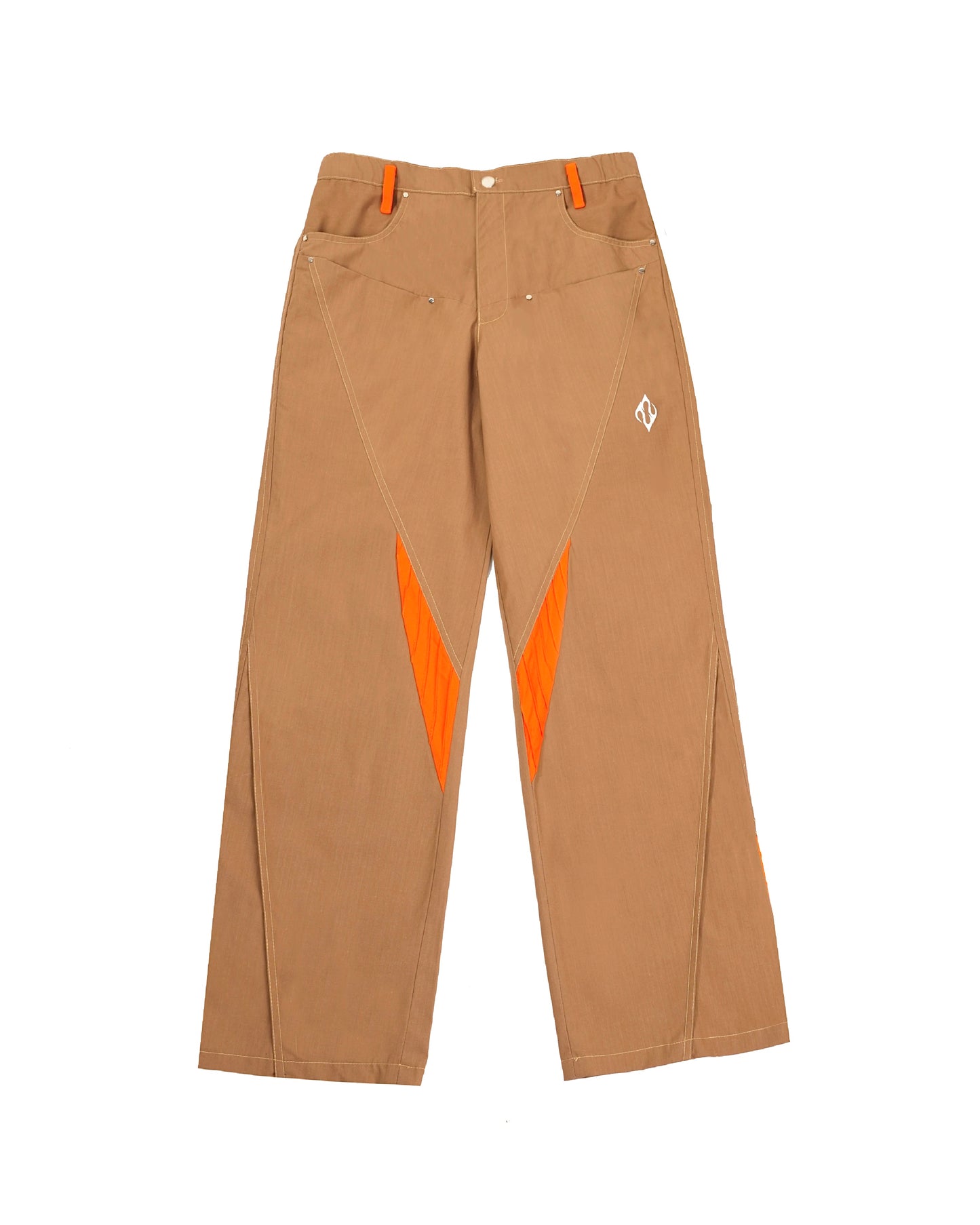 Racer Pant Khakhi-Orange - MTM