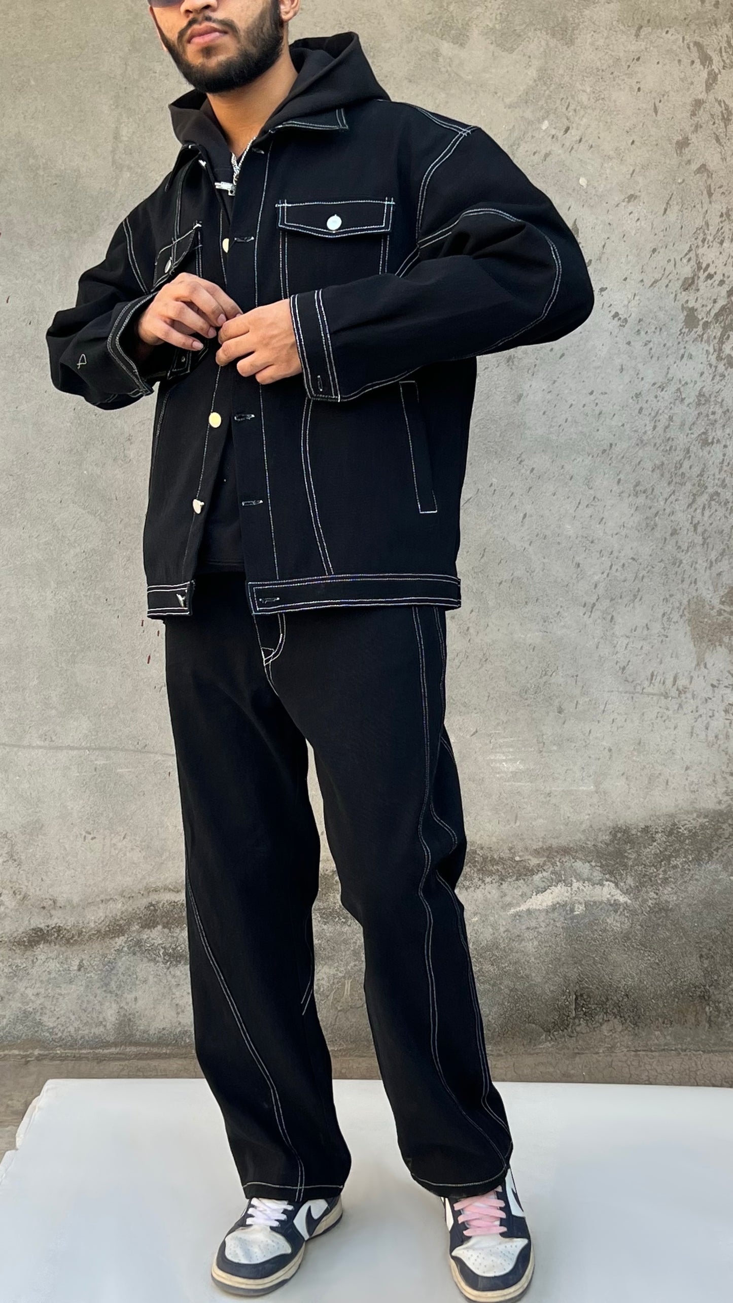 Lil denim mismanagement jacket blackish - leavetherest.