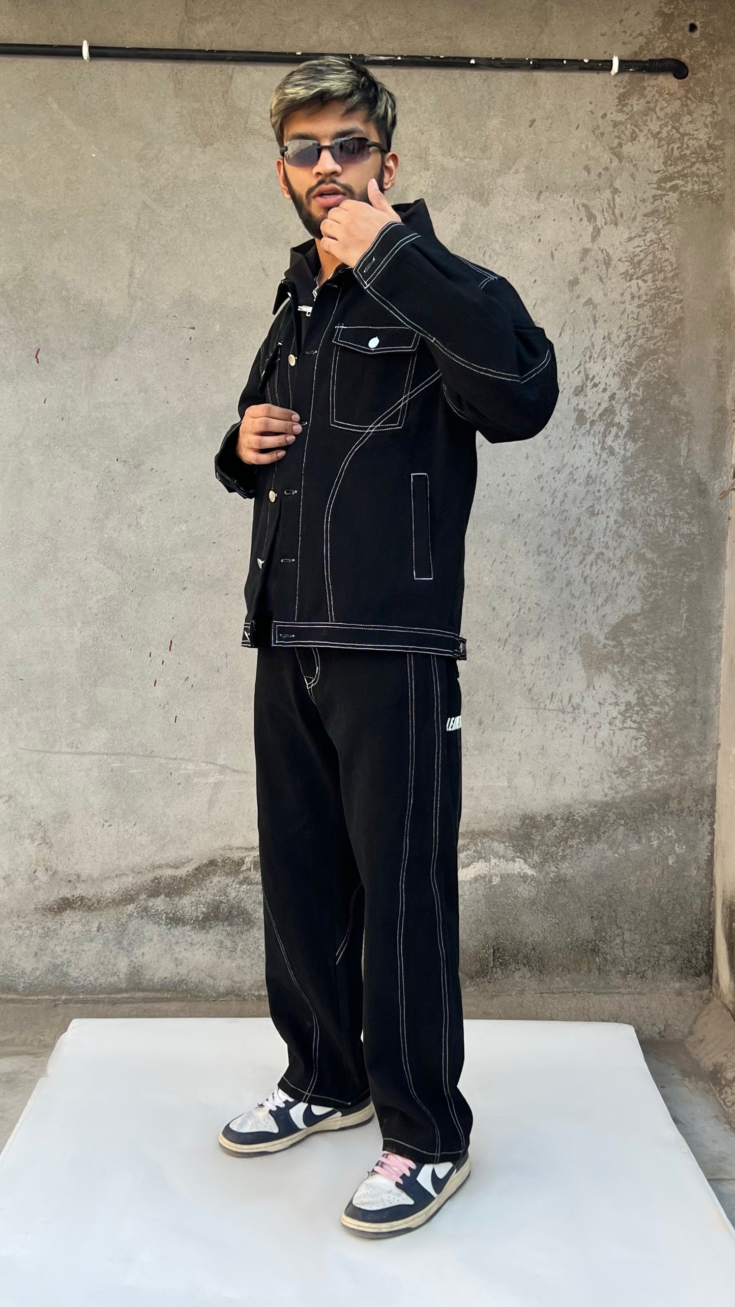 Lil denim mismanagement jacket blackish - leavetherest.