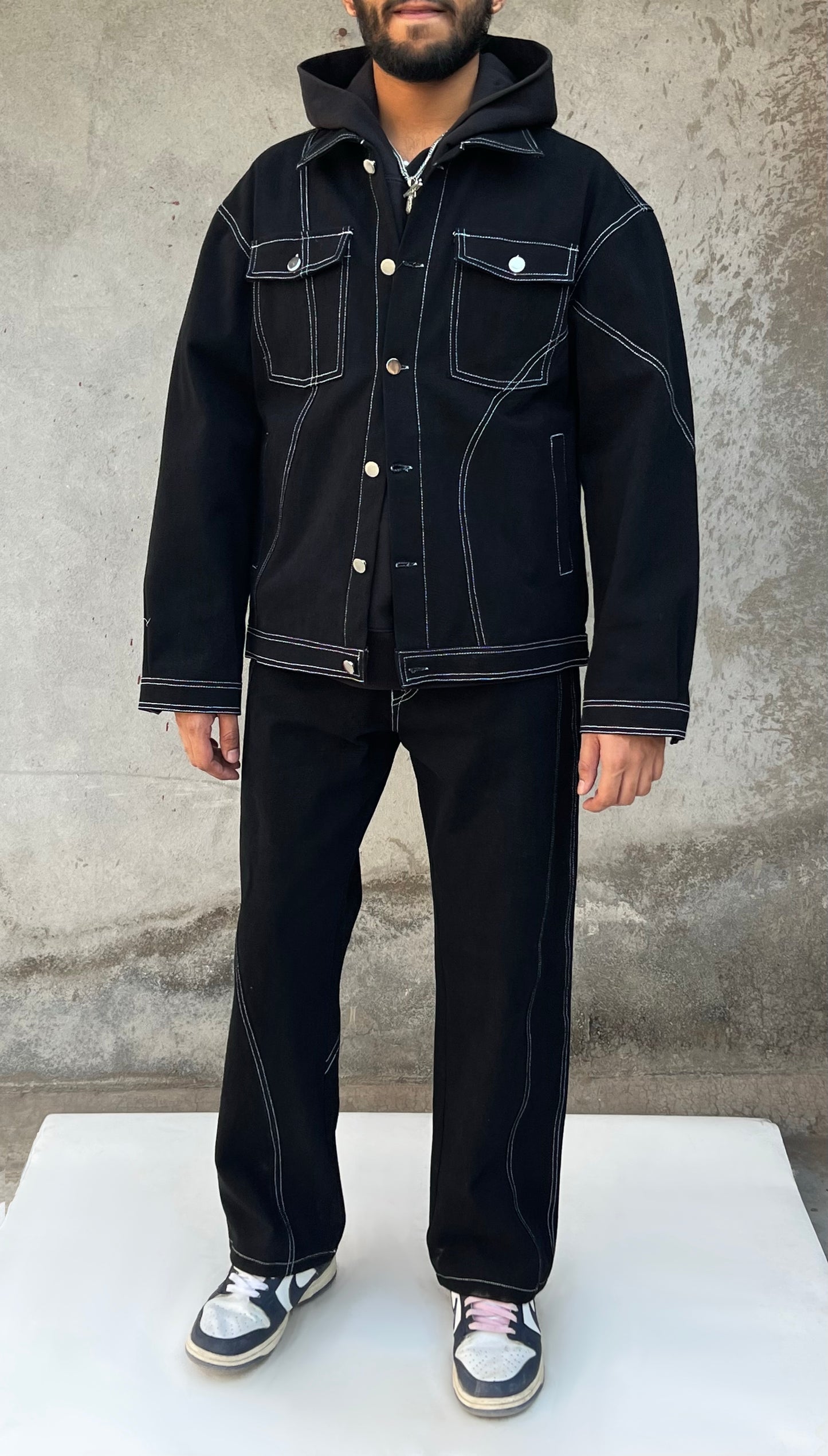 Lil denim mismanagement jacket blackish - leavetherest.