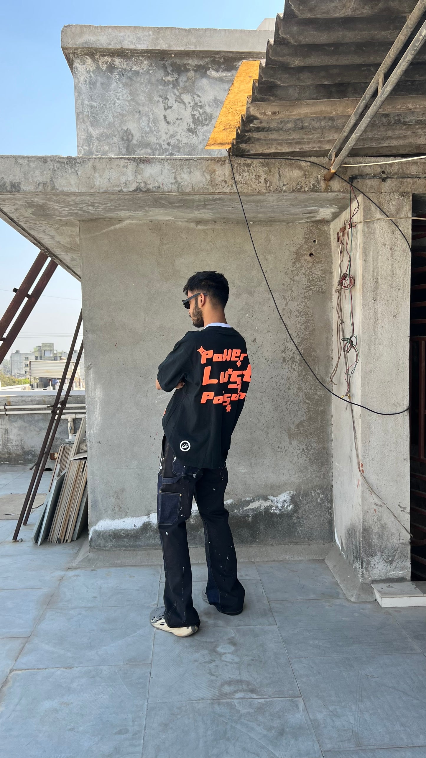 Black/blue Influenssa jeans. - leavetherest.