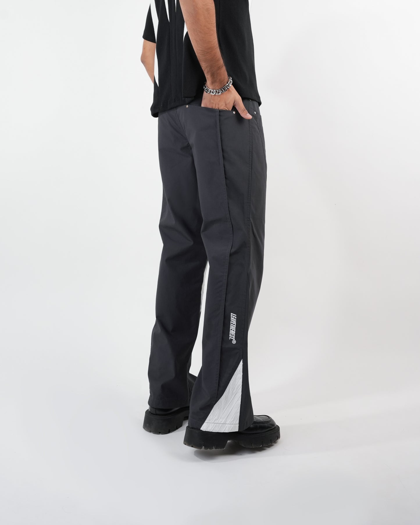 Racer Pant Grey-White - RTW