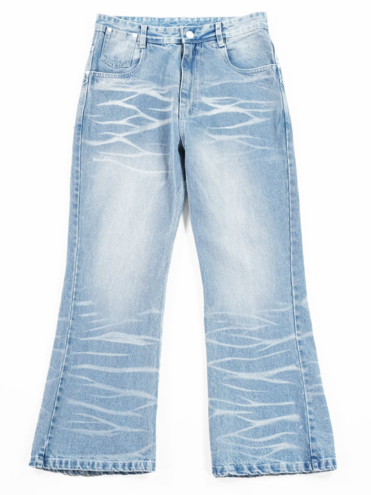 Crackle Flare Jeans - RTW