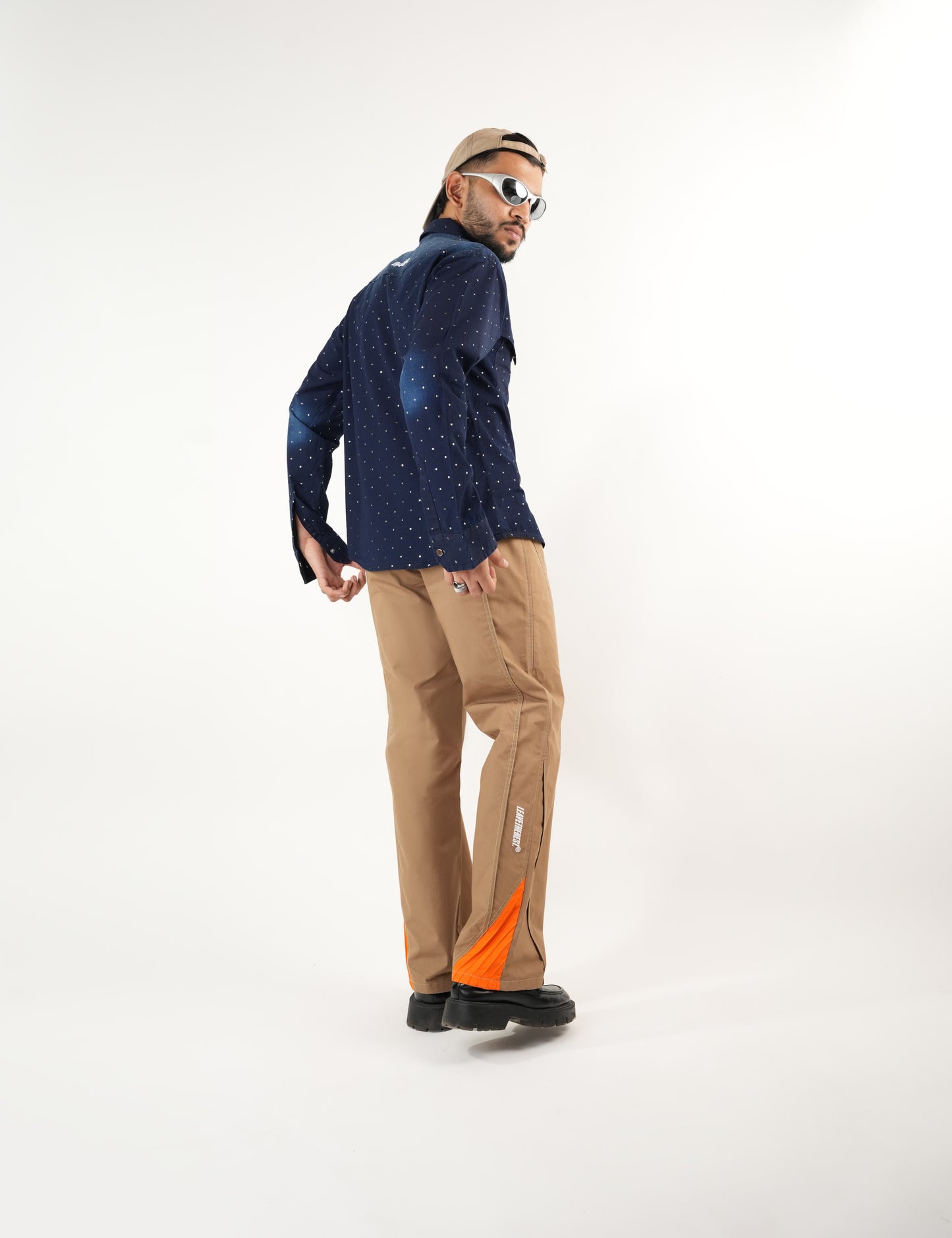 Racer Pant Khakhi-Orange - MTM