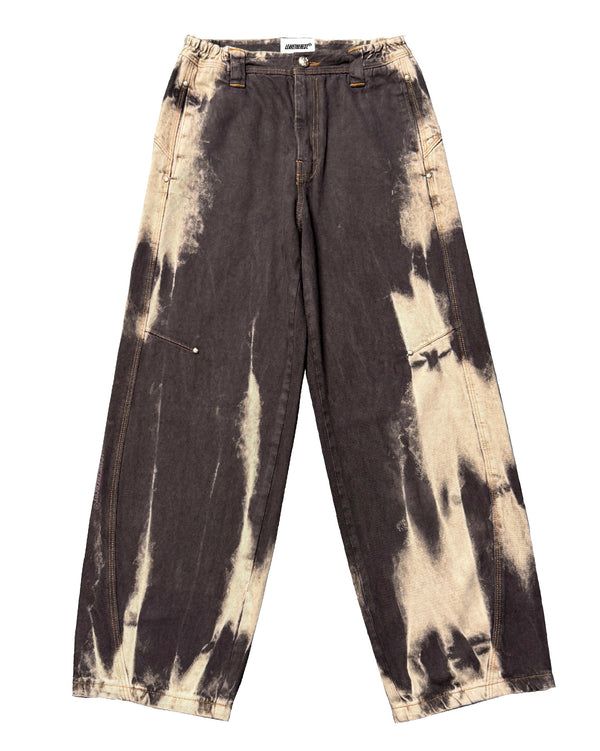 B4 Curved- Coffee shibori- RTW