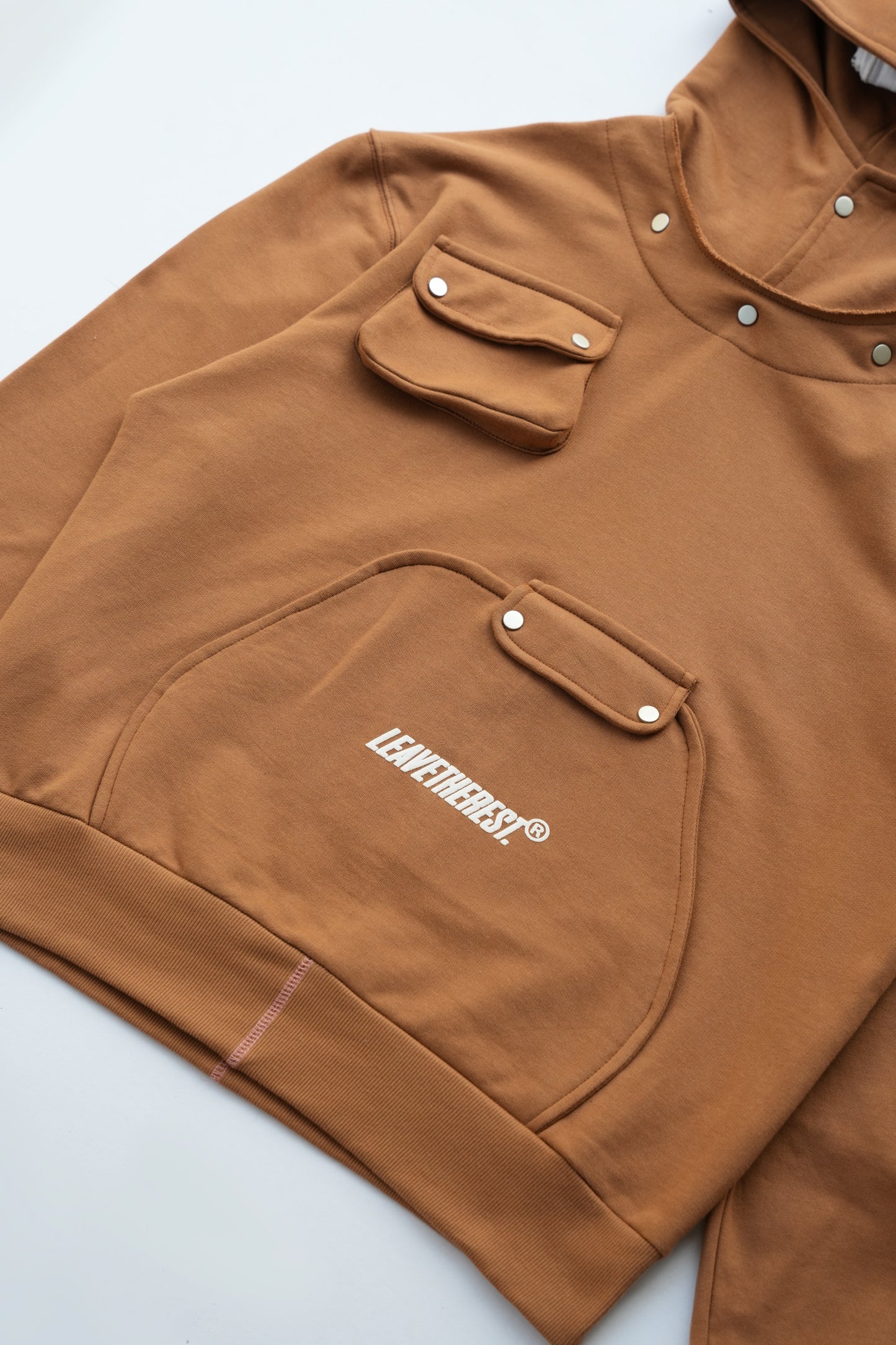 Modular cargo hoodie-Camel - RTW