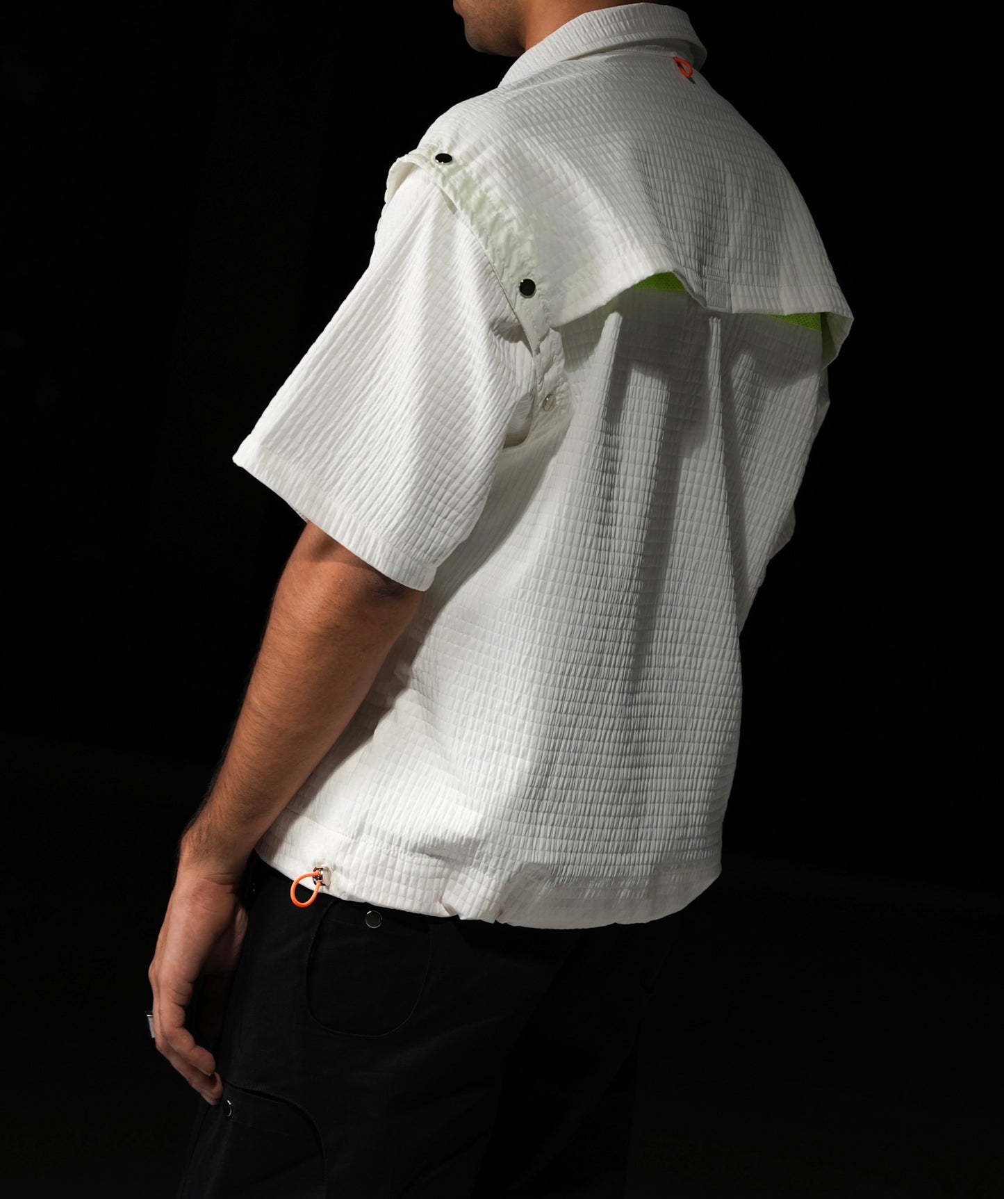 Modular Nylon Shirt White - RTW