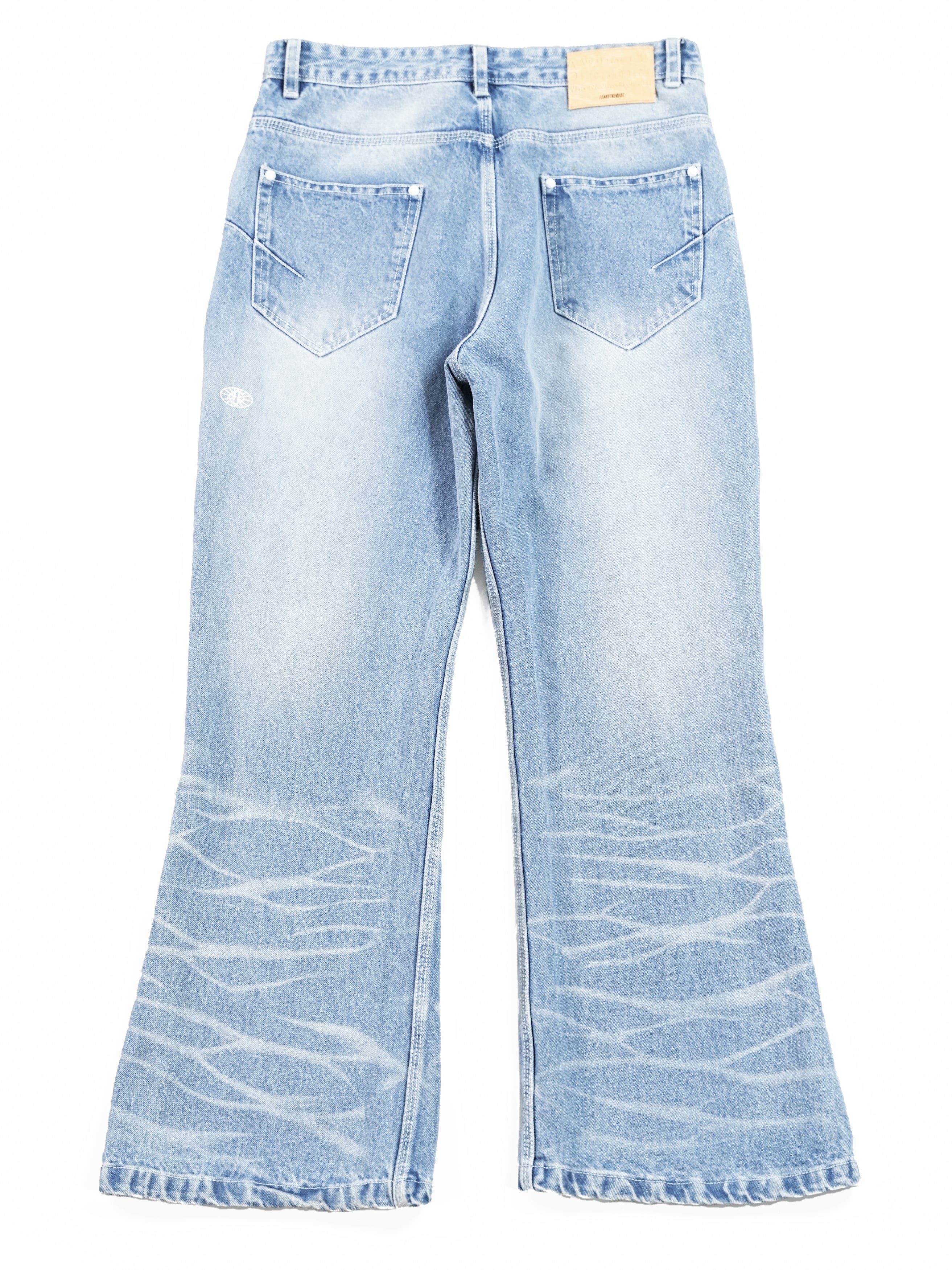 Crackle Flare Jeans - RTW