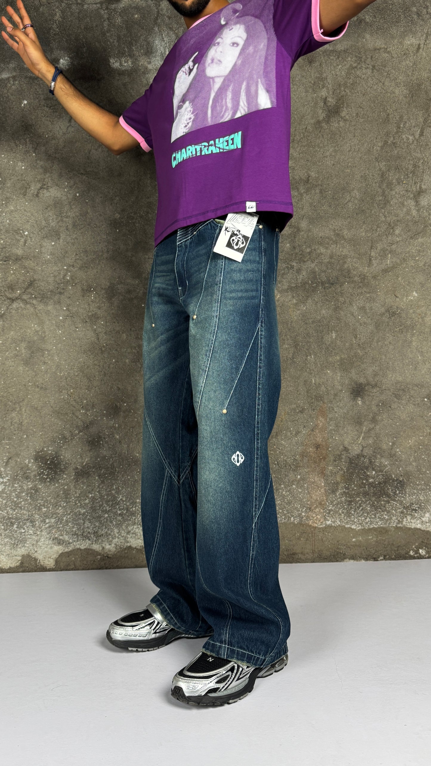 Waves Panelled-Aqua Marine - RTW