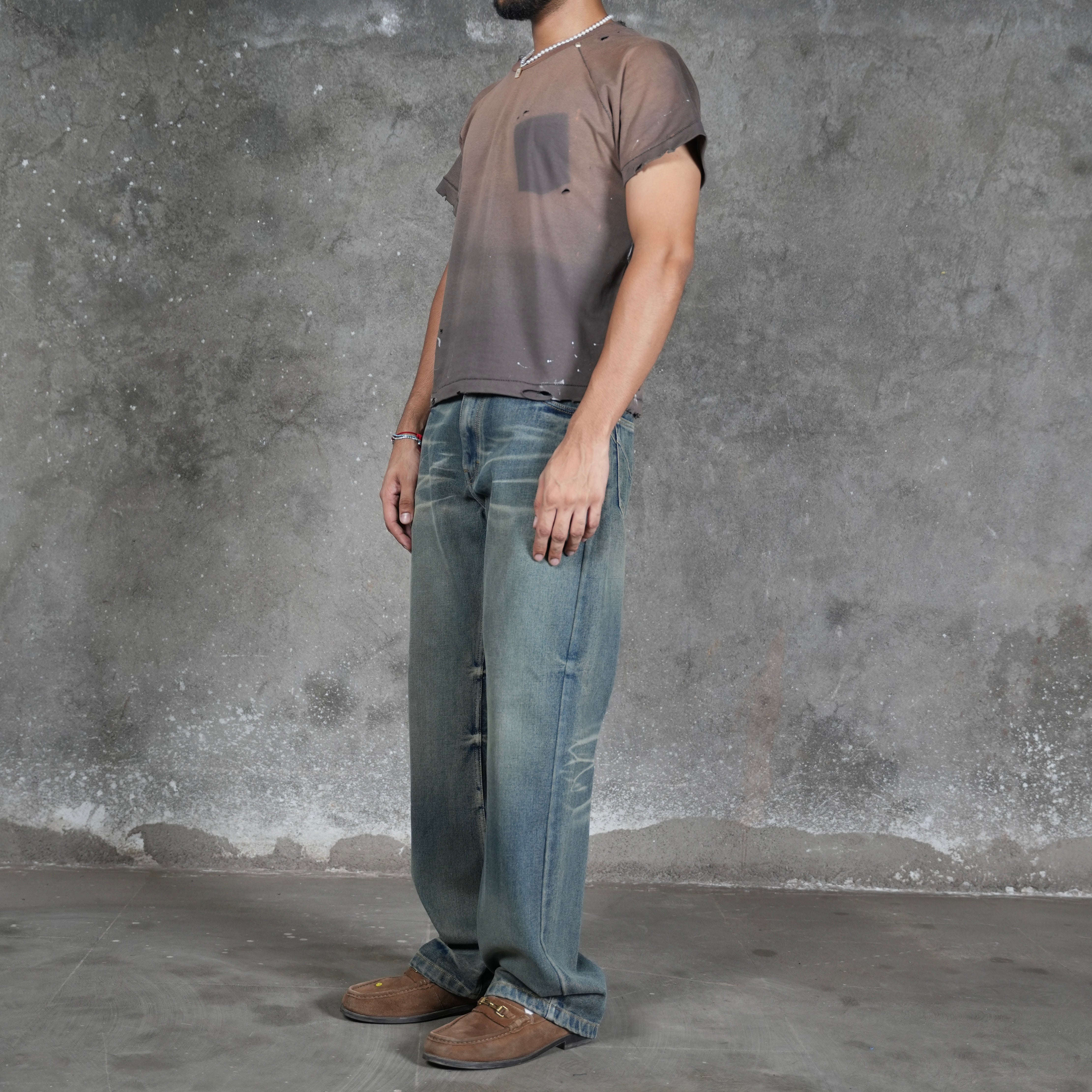Ghost pocket faded masti tshirt - rtw