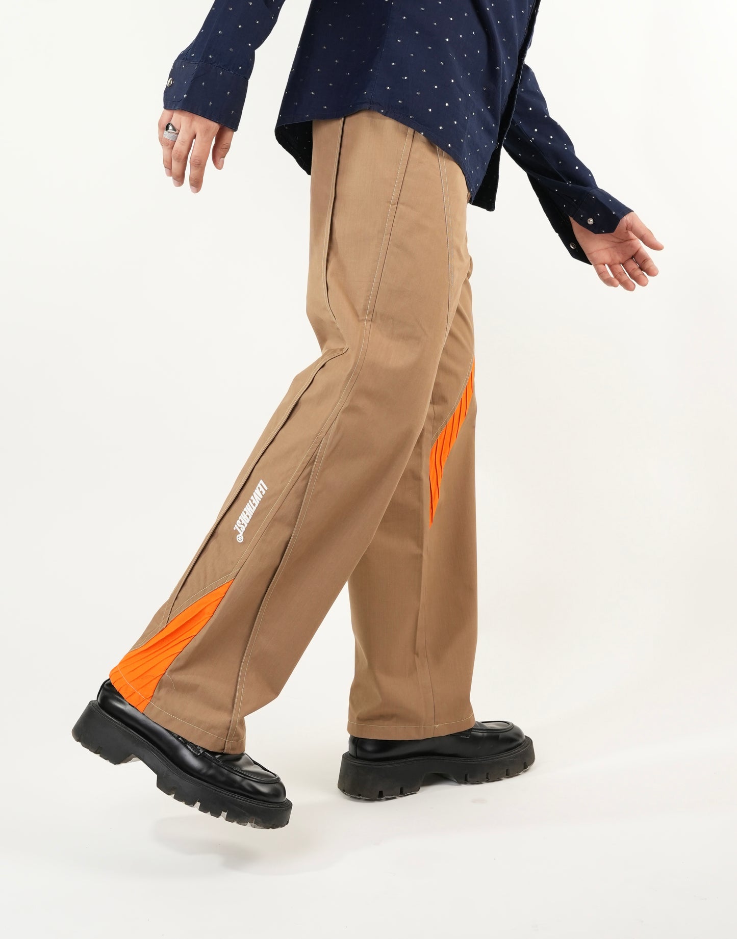 Racer Pant Khakhi-Orange - MTM