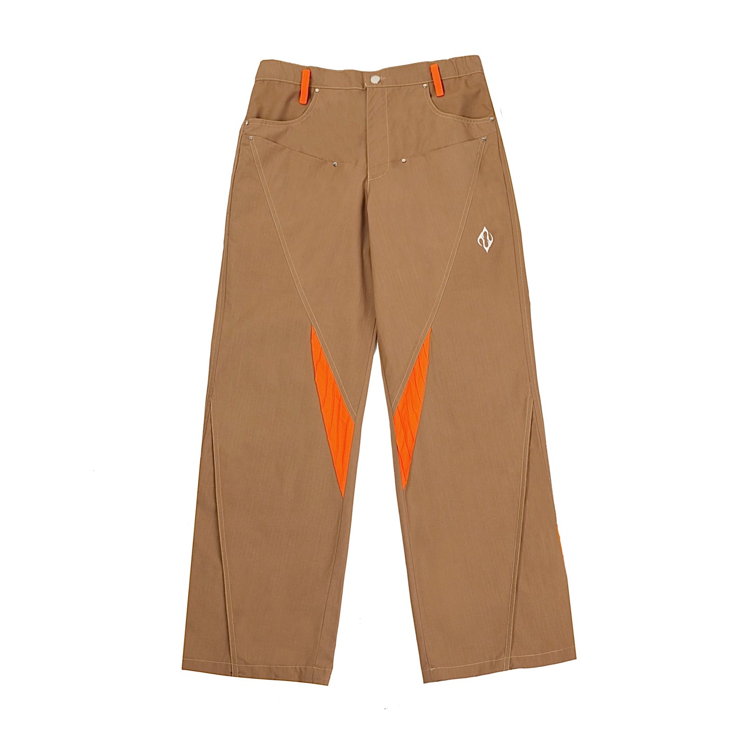 Racer Pant Khakhi-Orange - MTM