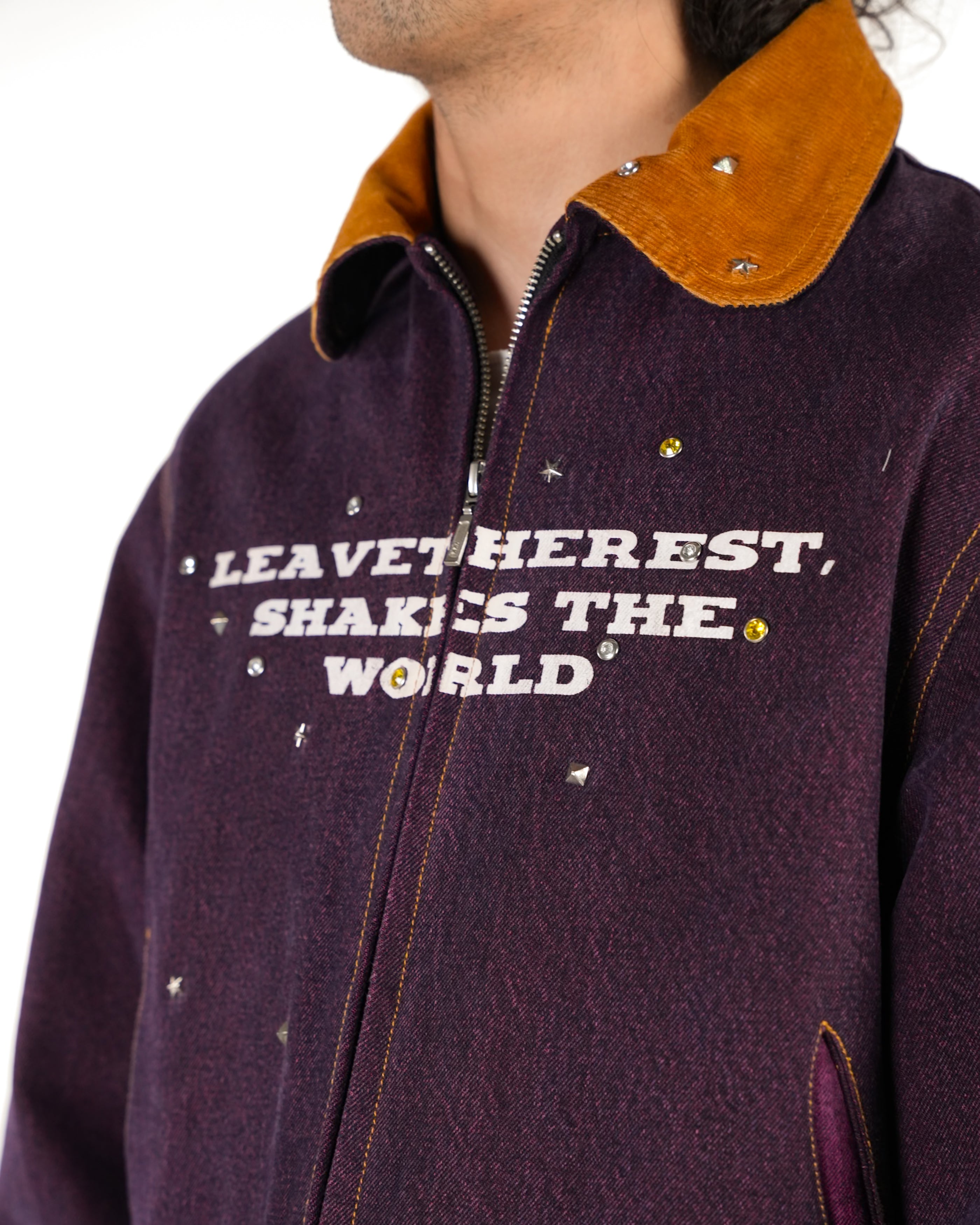 Cropped Botox Jacket - Purple RTW