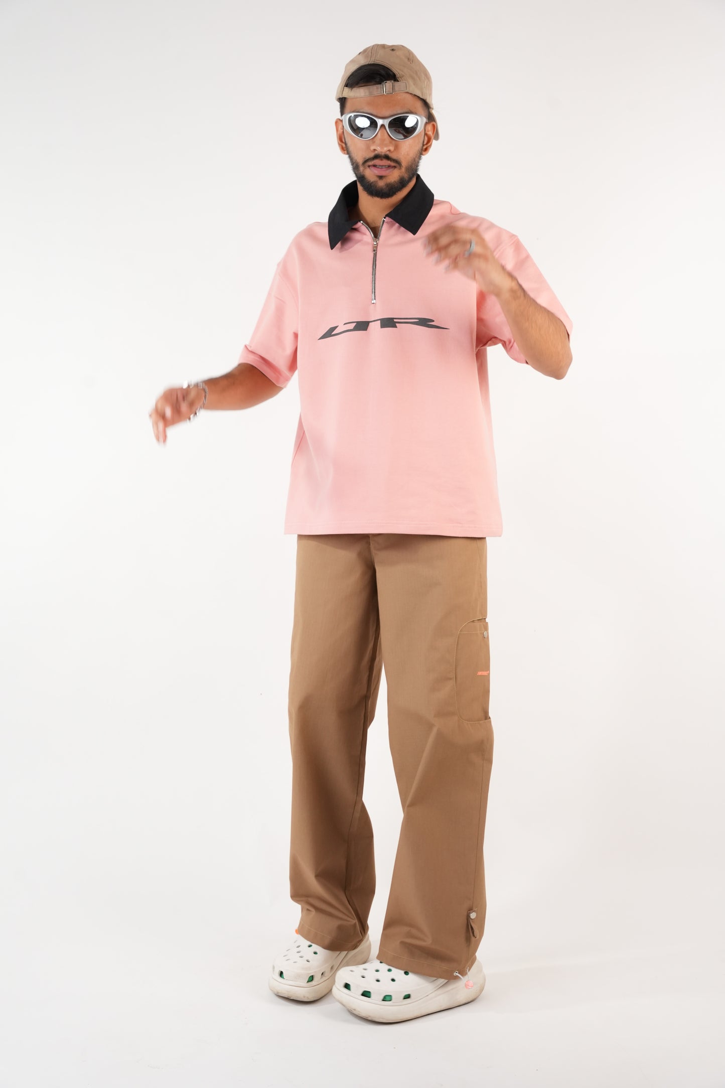 Pop Out Parachute Pant-Khakhi - MTM