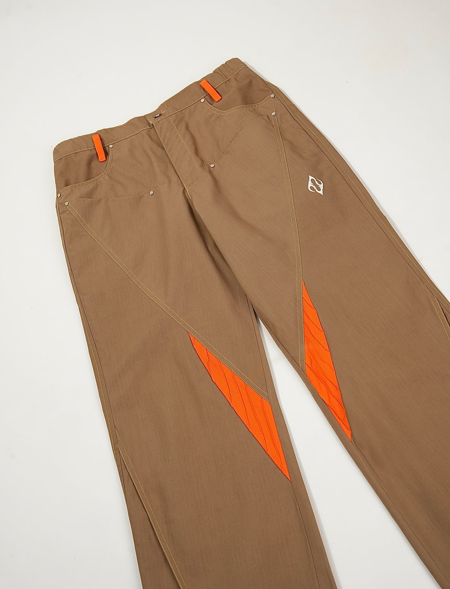 Racer Pant Khakhi-Orange - MTM