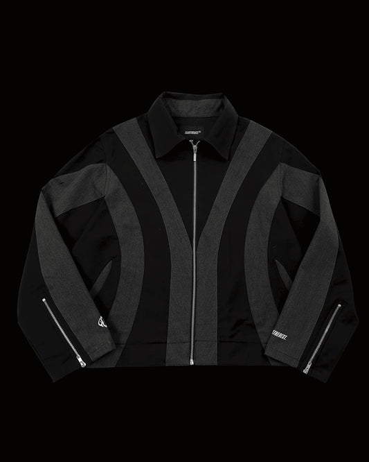 Zebra Jacket Black-grey