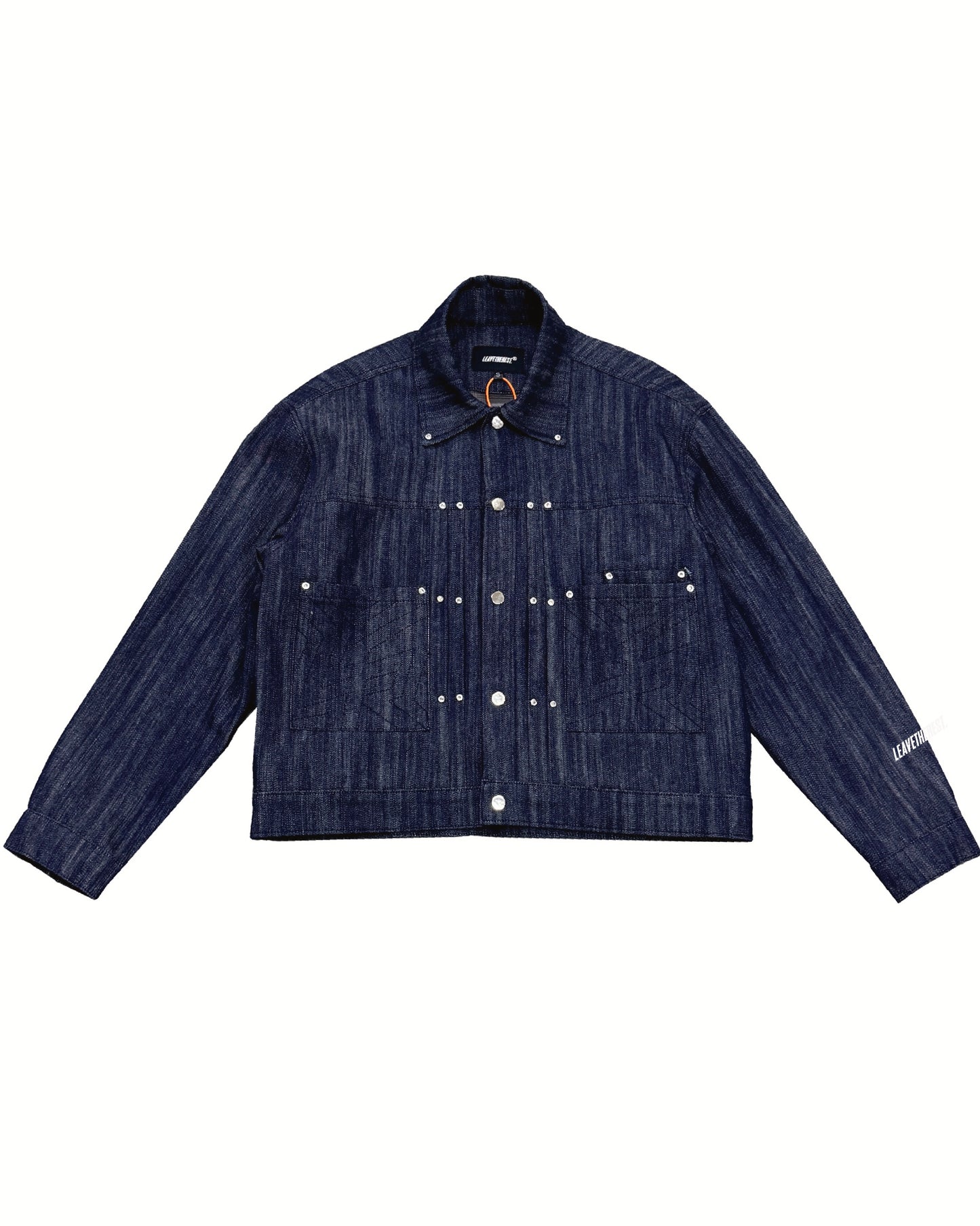 Pleated Slub Jacket-Indigo - MTM