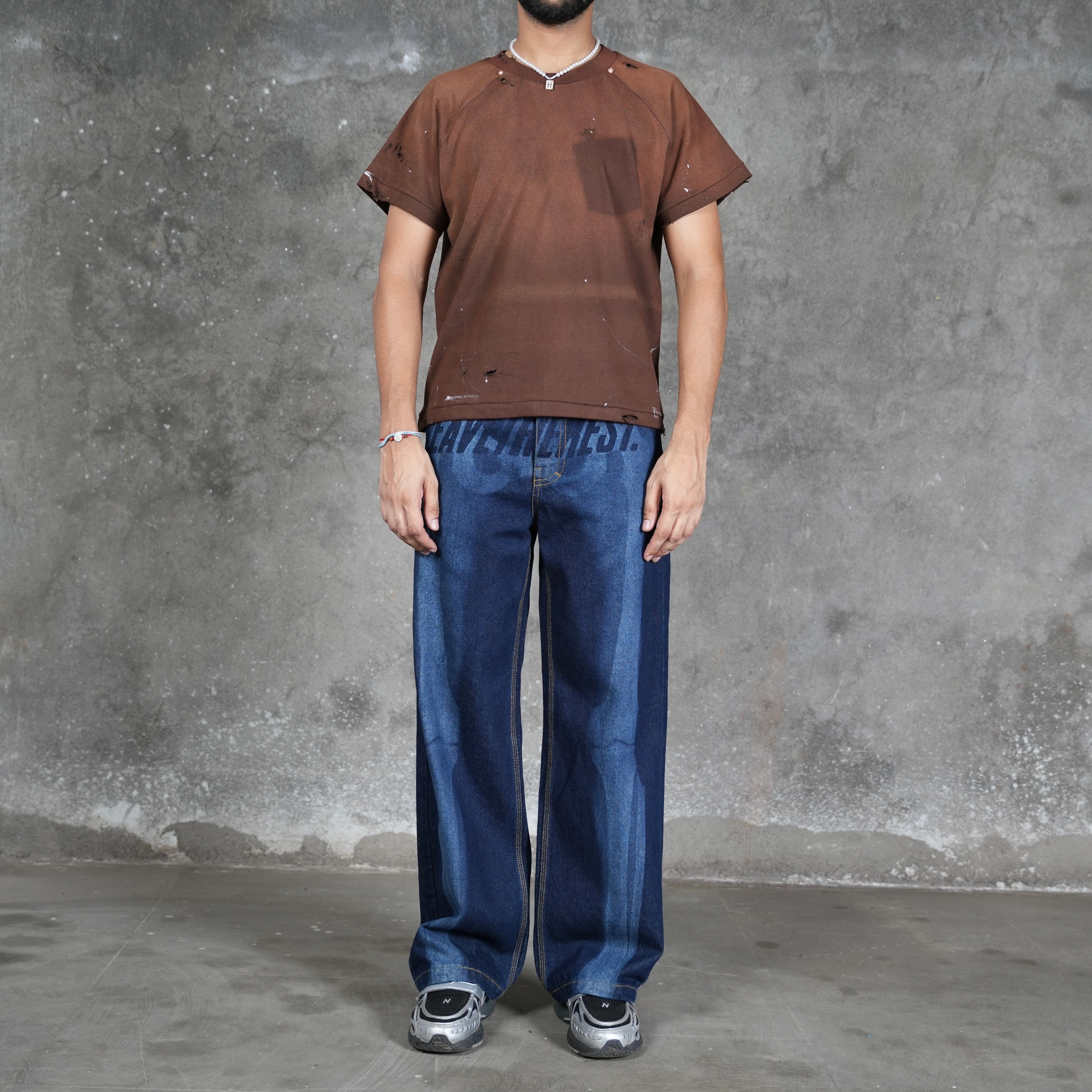 Ghost pocket faded masti tshirt - rtw