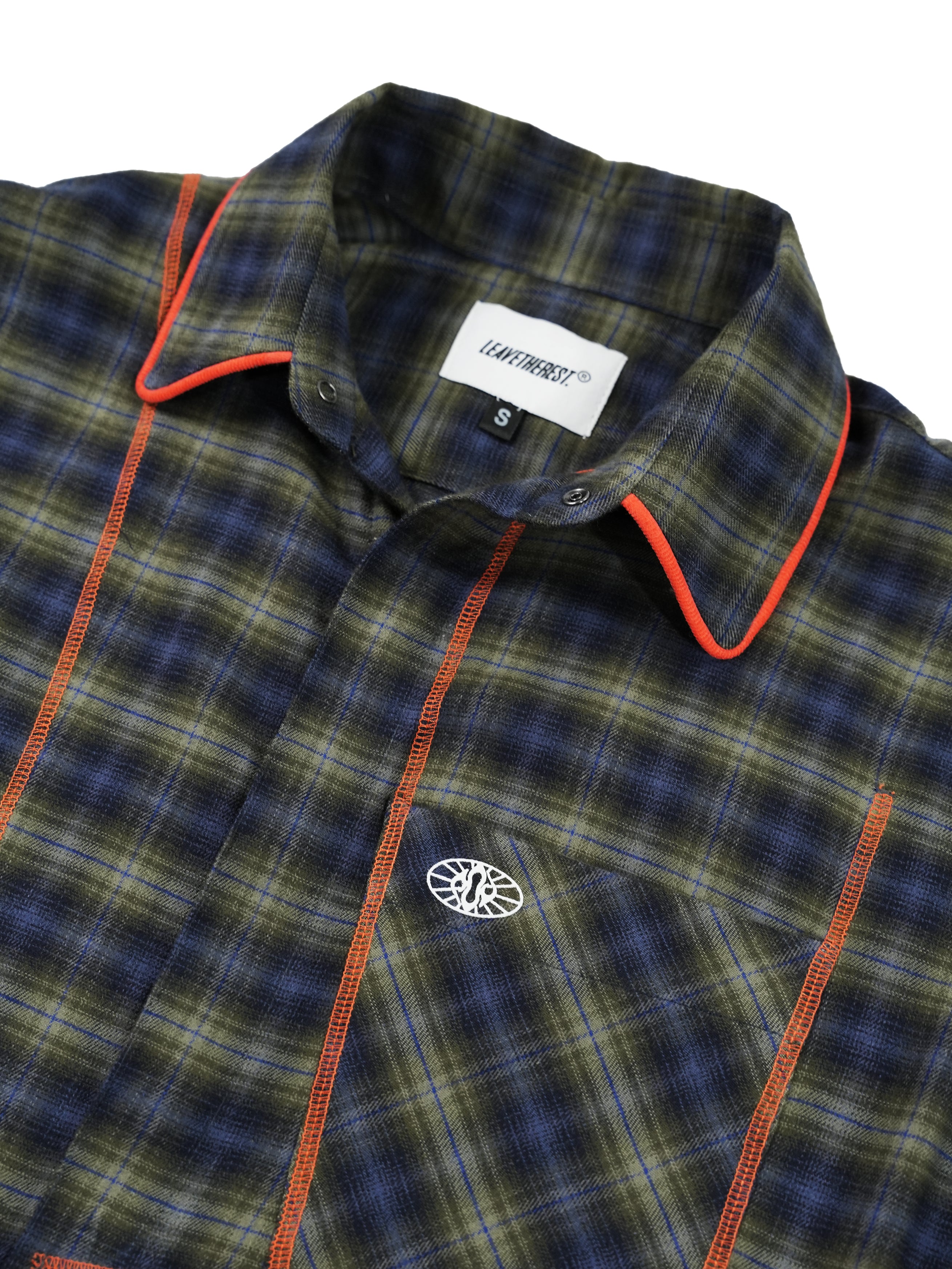 Chain Stitch Inverted Pockets - Plaid Halftone Flannel RTW