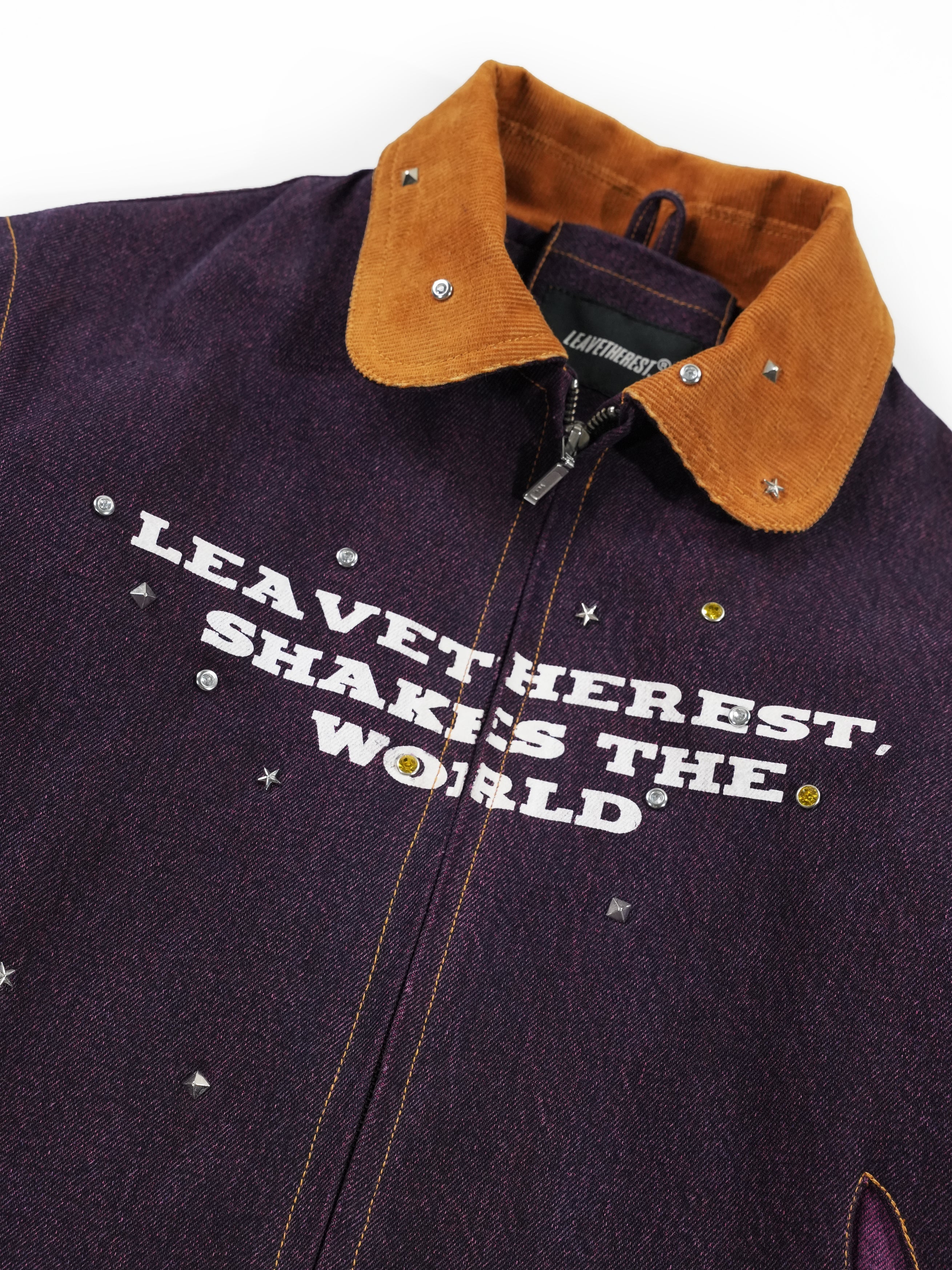 Cropped Botox Jacket - Purple RTW