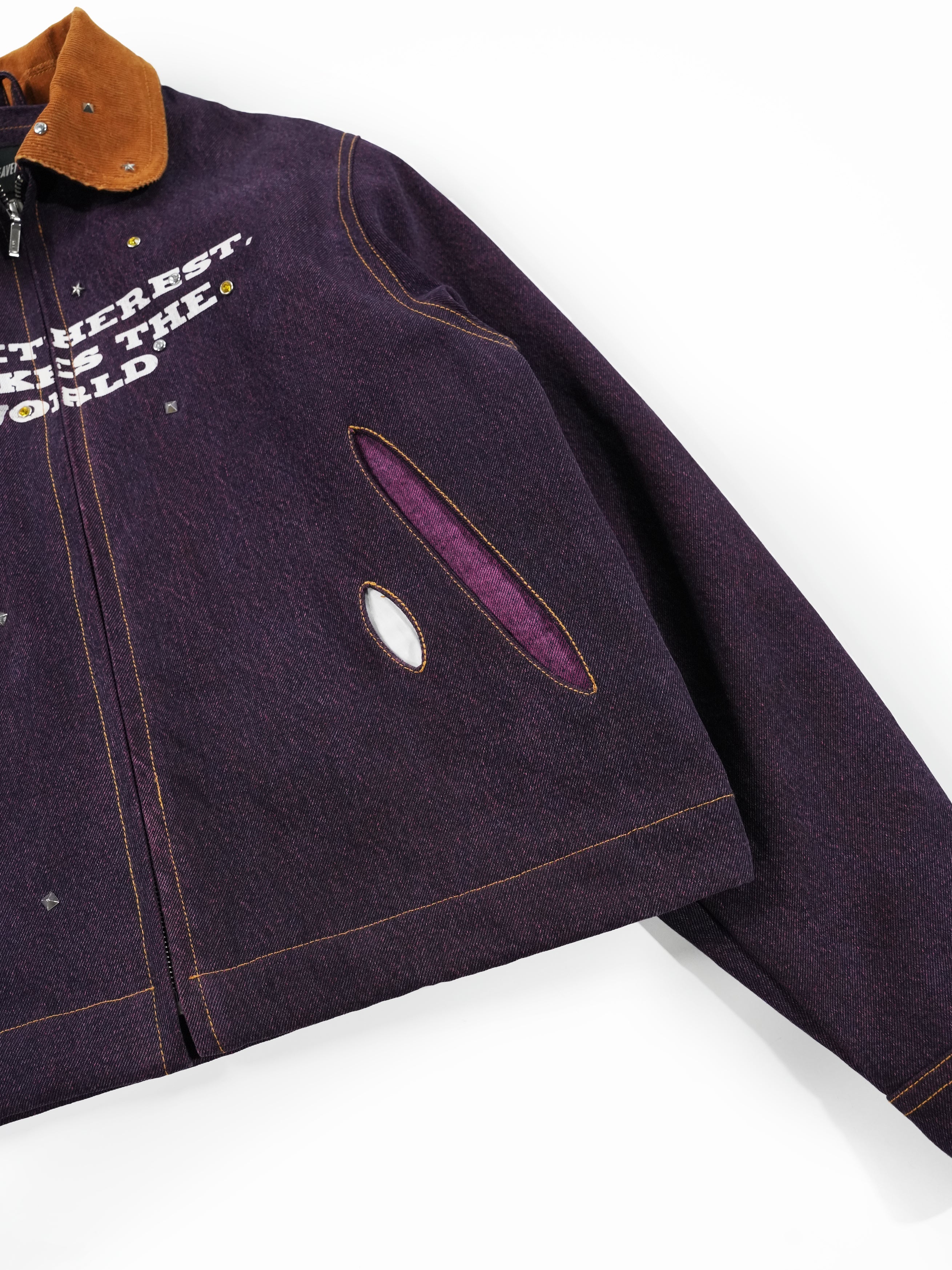 Cropped Botox Jacket - Purple RTW