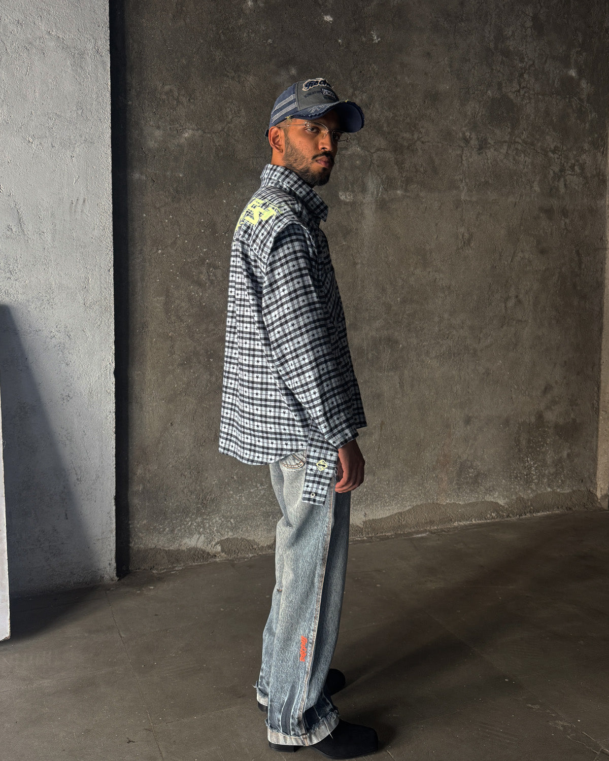 Muscular Shoulder Ninja Sleeve - Blue Star Flannel RTW