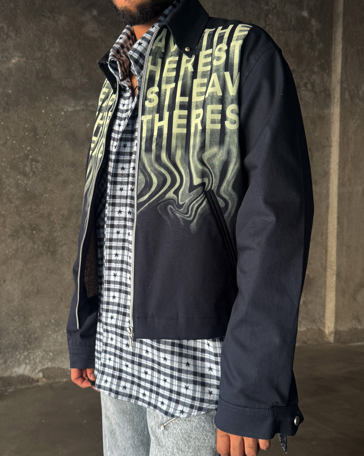 Muscular Shoulder Ninja Sleeve - Blue Star Flannel RTW