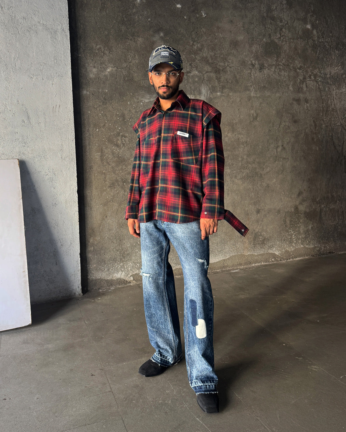 Muscular Shoulder Ninja Sleeve - Red Flannel RTW