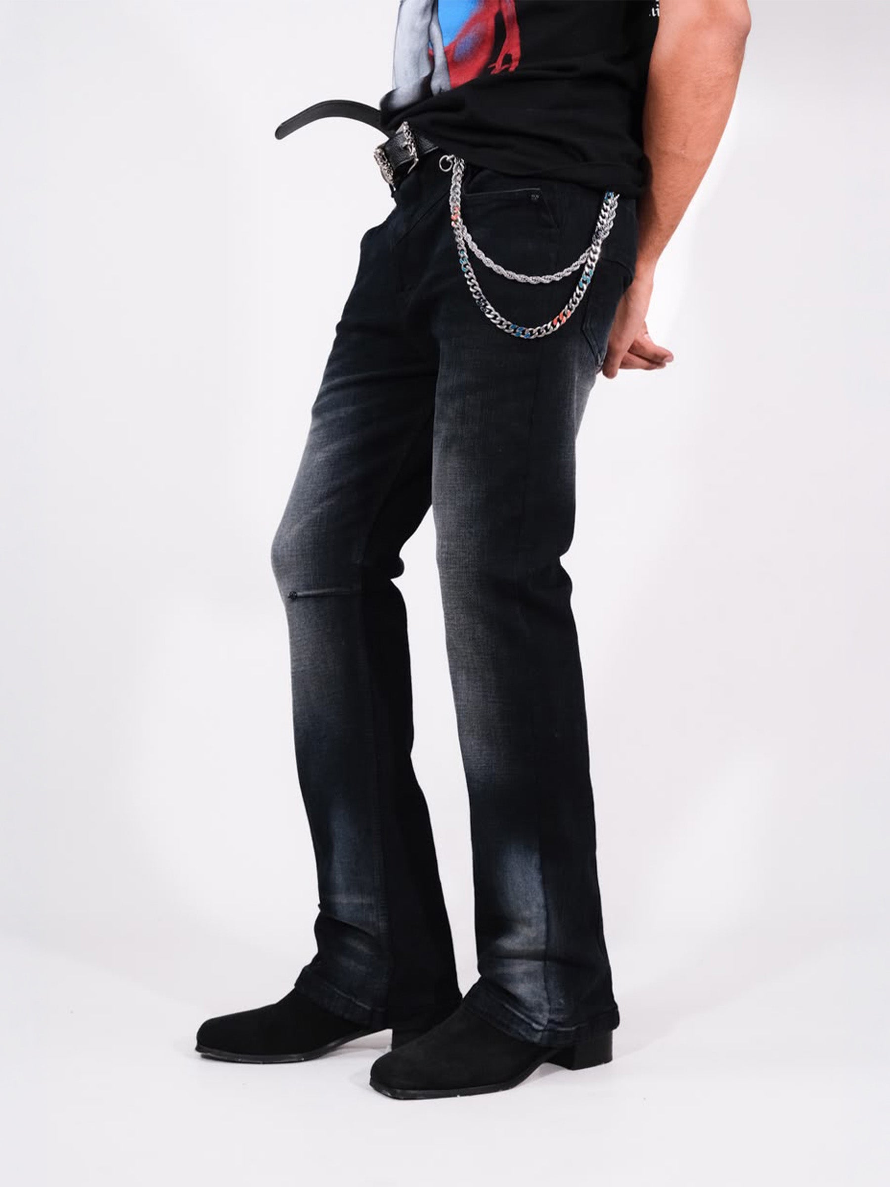 Outer skin camel legs - black - RTW