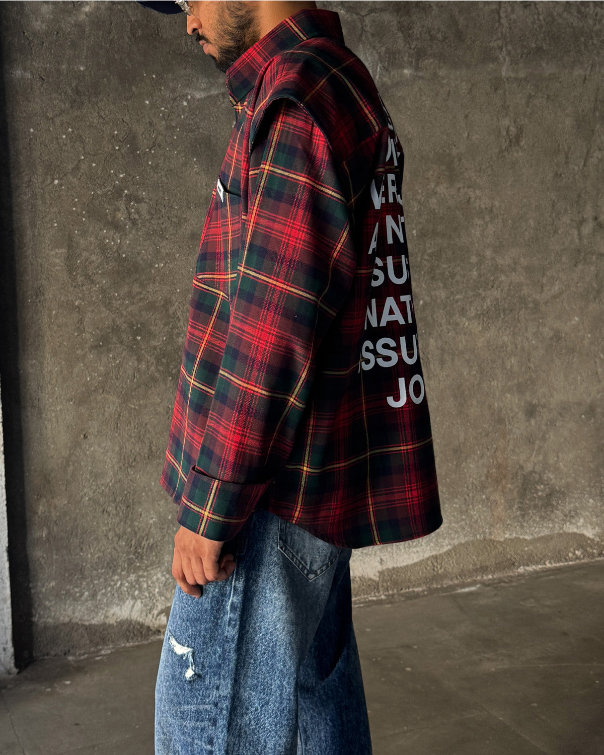 Muscular Shoulder Ninja Sleeve - Red Flannel RTW