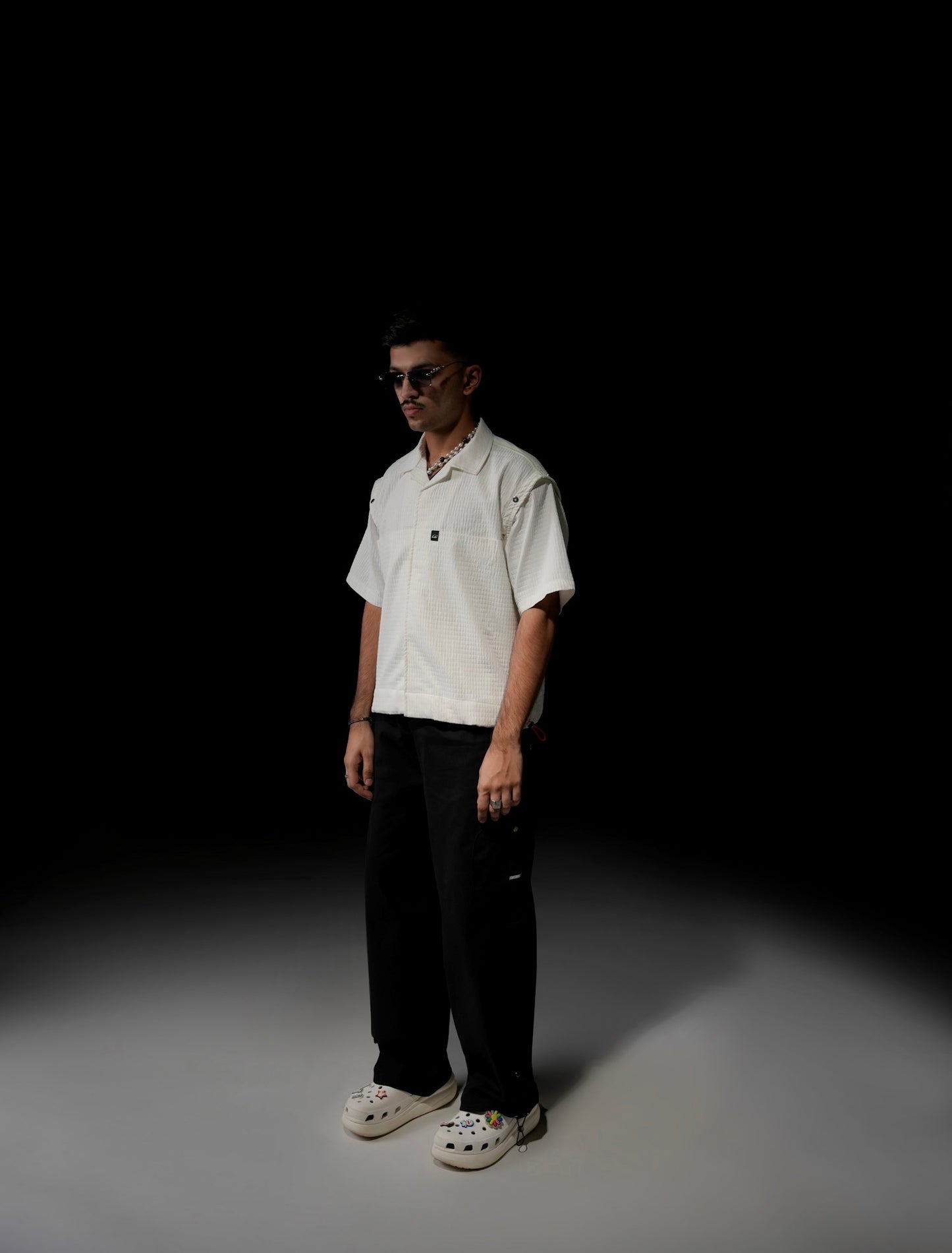 Modular Nylon Shirt White - RTW