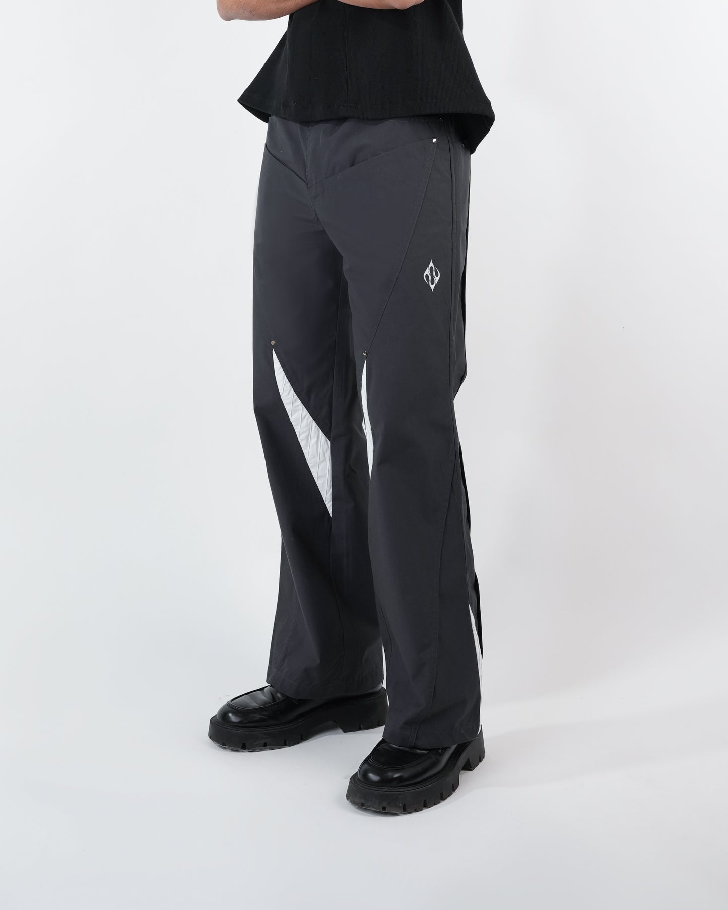 Racer Pant Grey-White - RTW