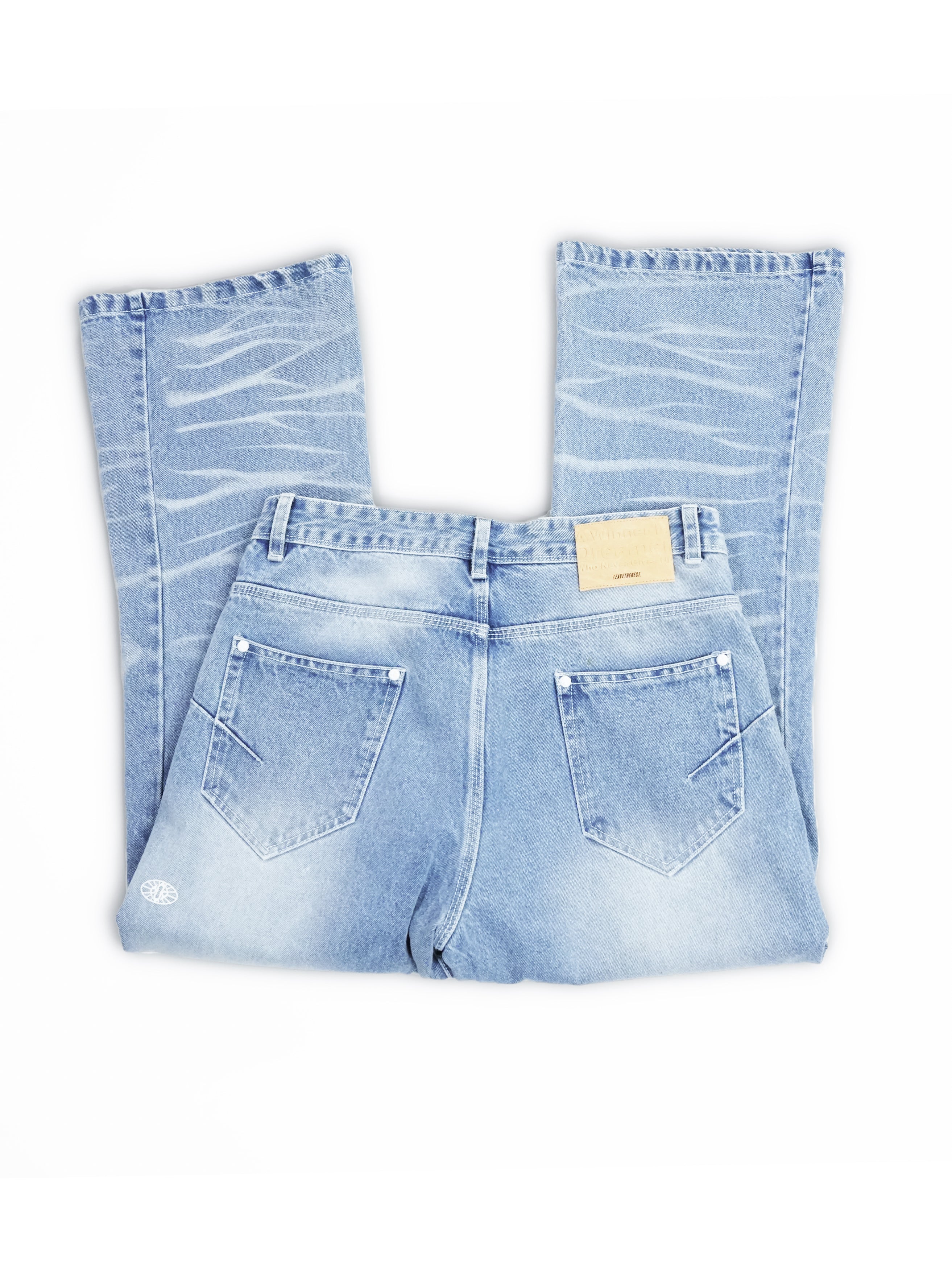 Crackle Flare Jeans - RTW