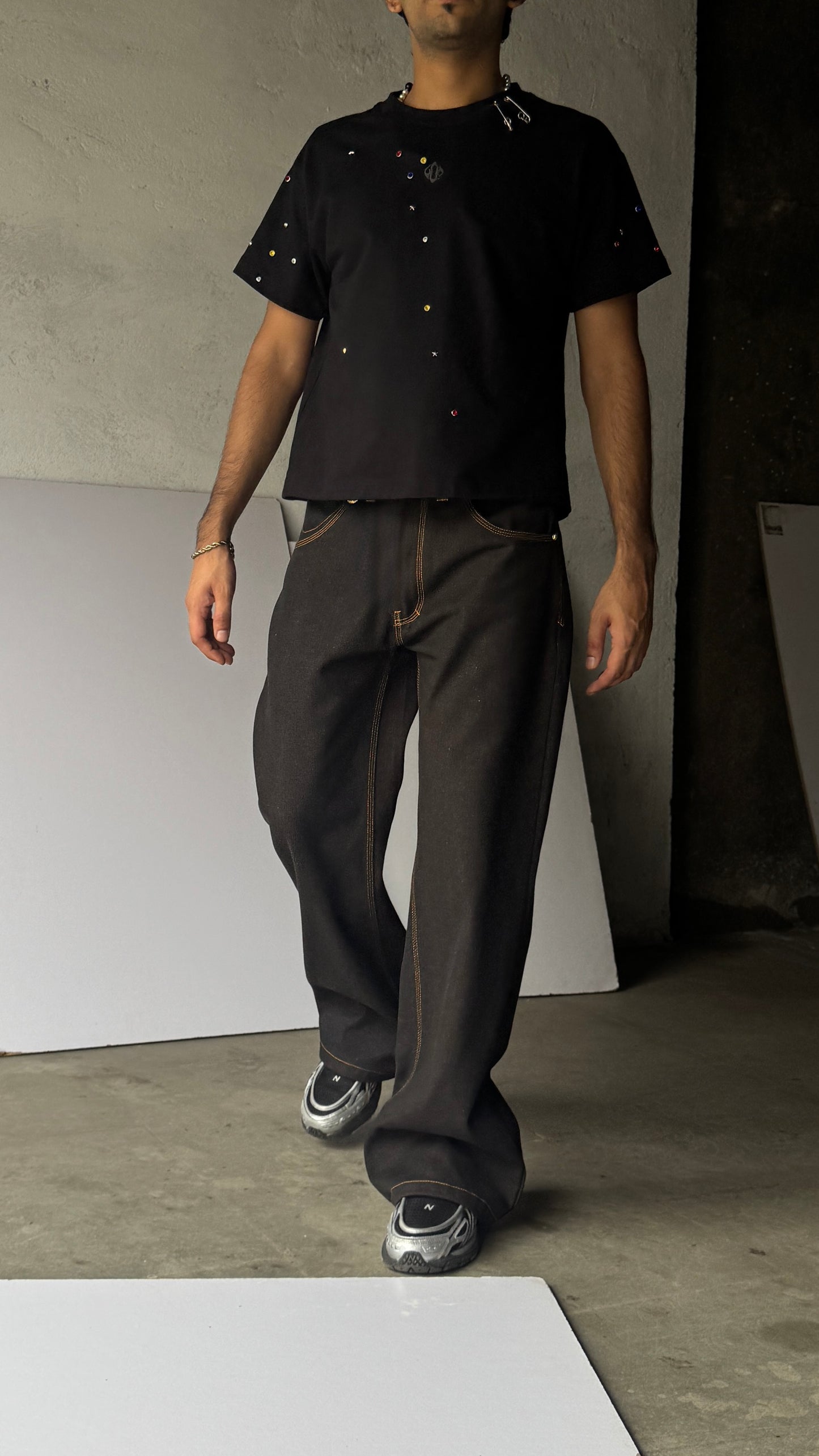 Raw coffee jeans masti flared pharrel - RTW