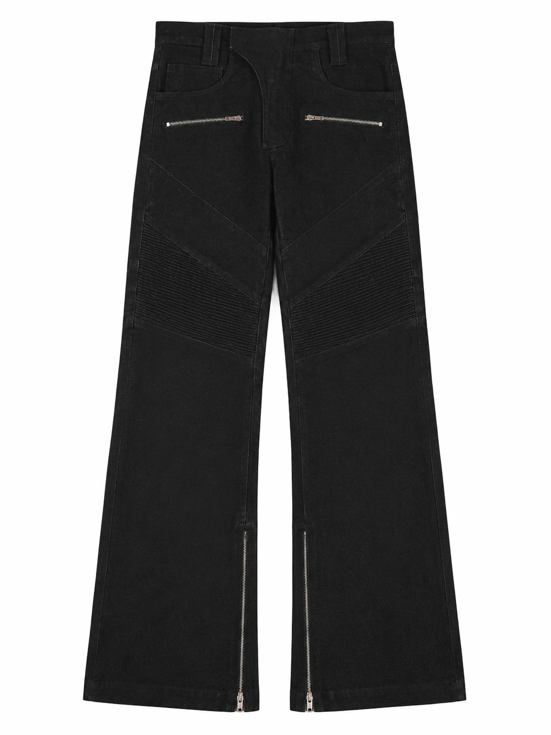 Biker Jeans - Black Slub - RTW
