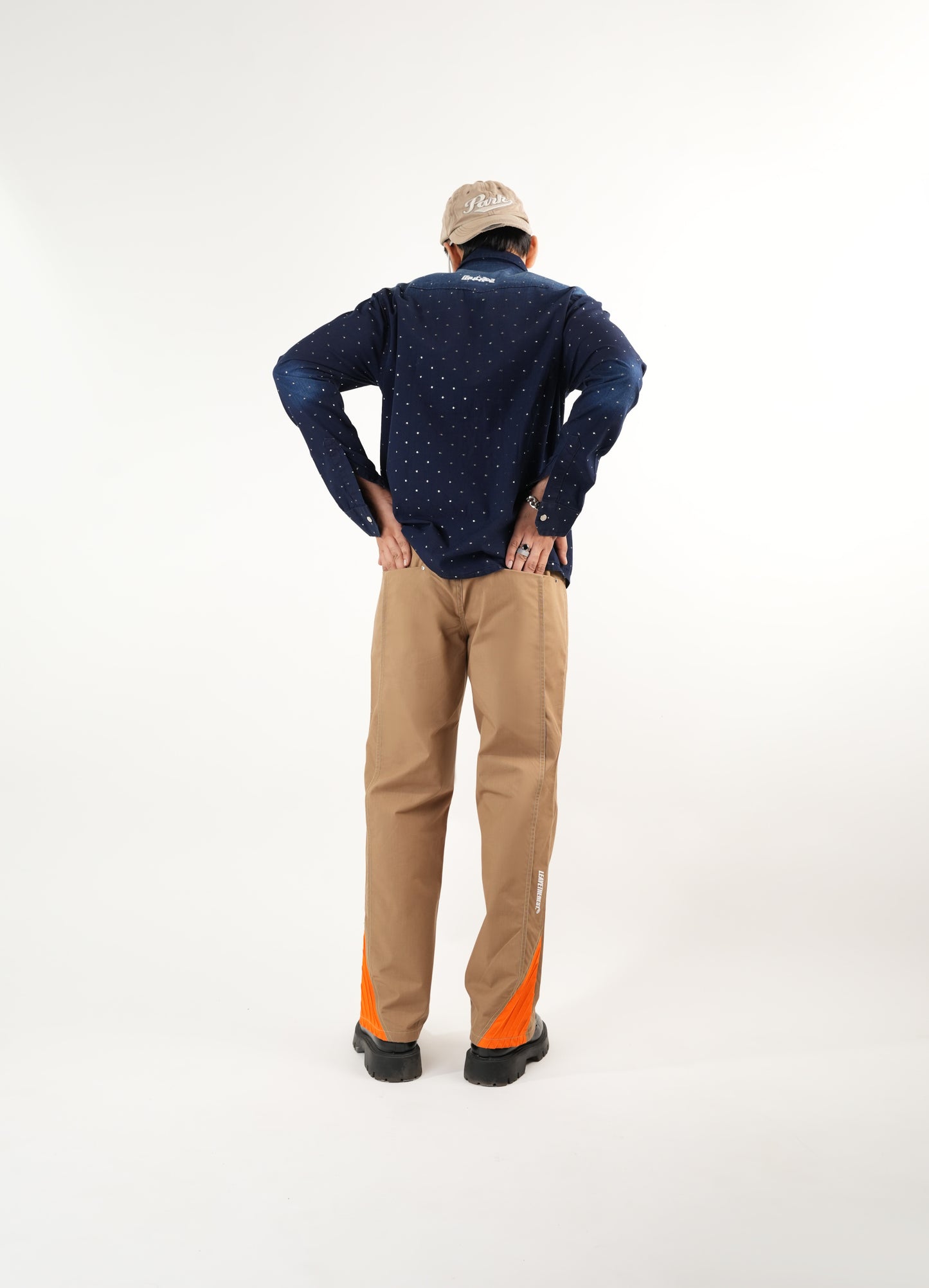 Racer Pant Khakhi-Orange - MTM