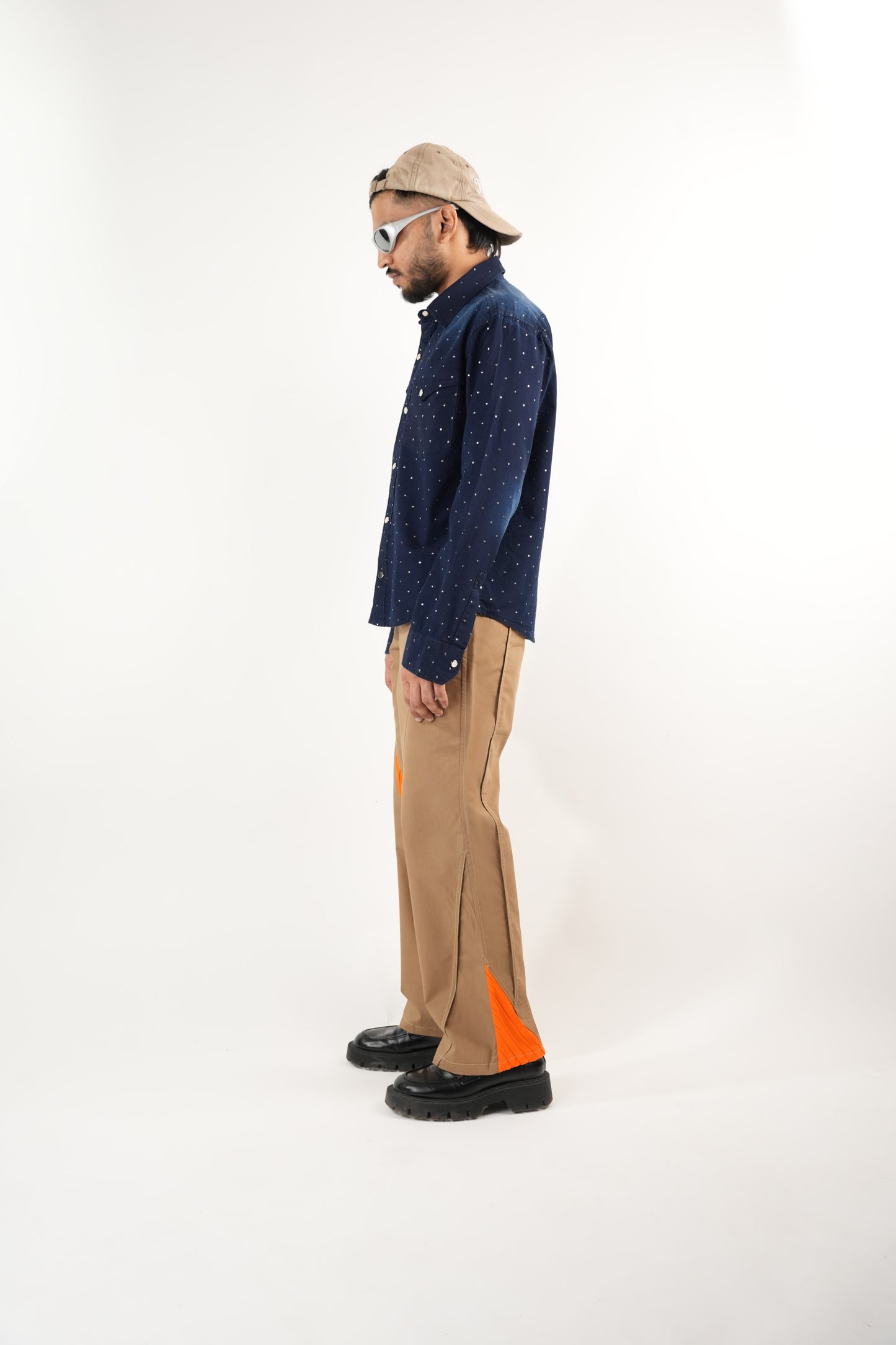 Racer Pant Khakhi-Orange - MTM