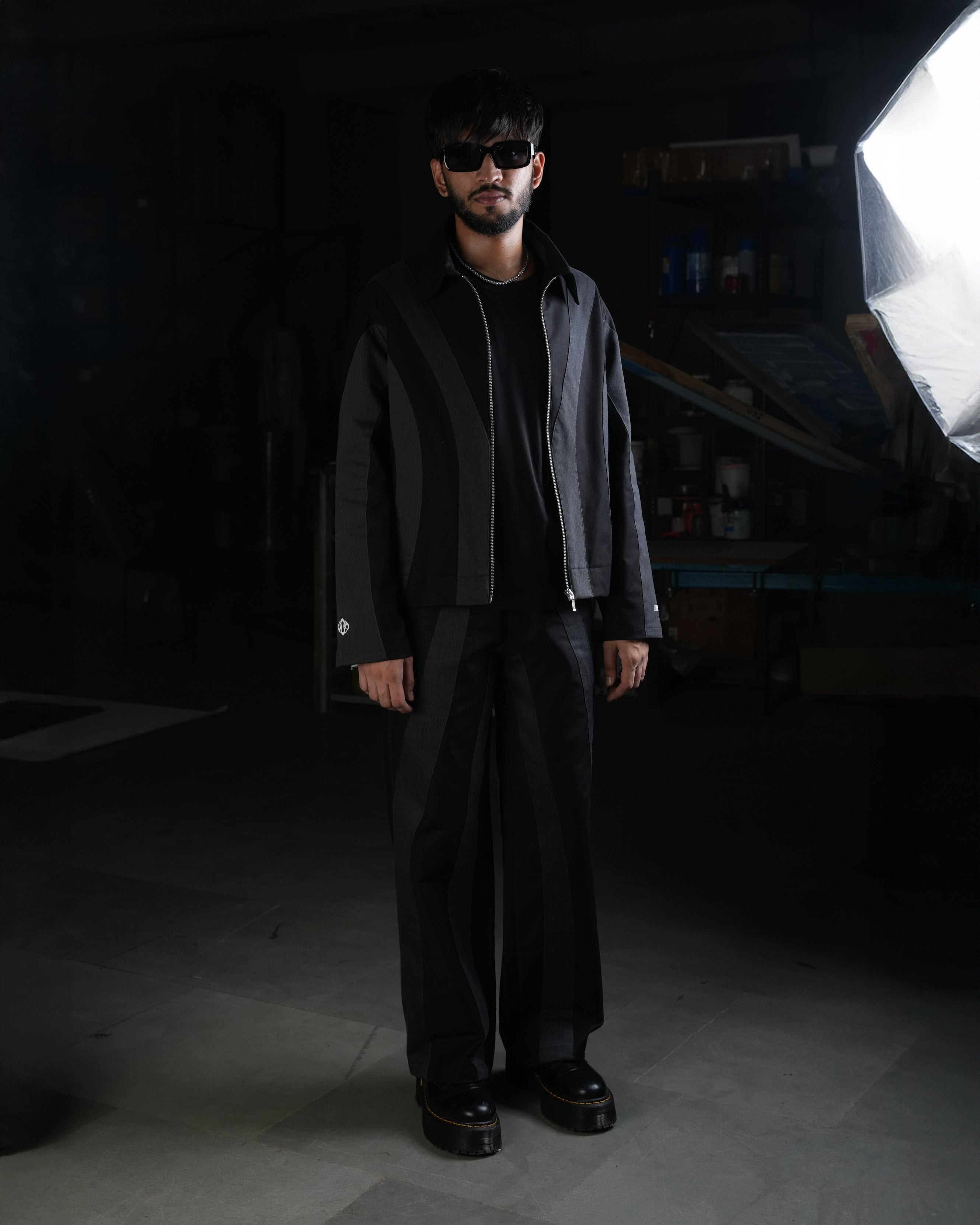 Zebra Jacket Black-grey MTM