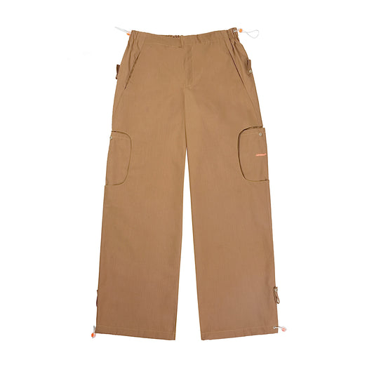 Pop Out Parachute Pant-Khakhi - RTW