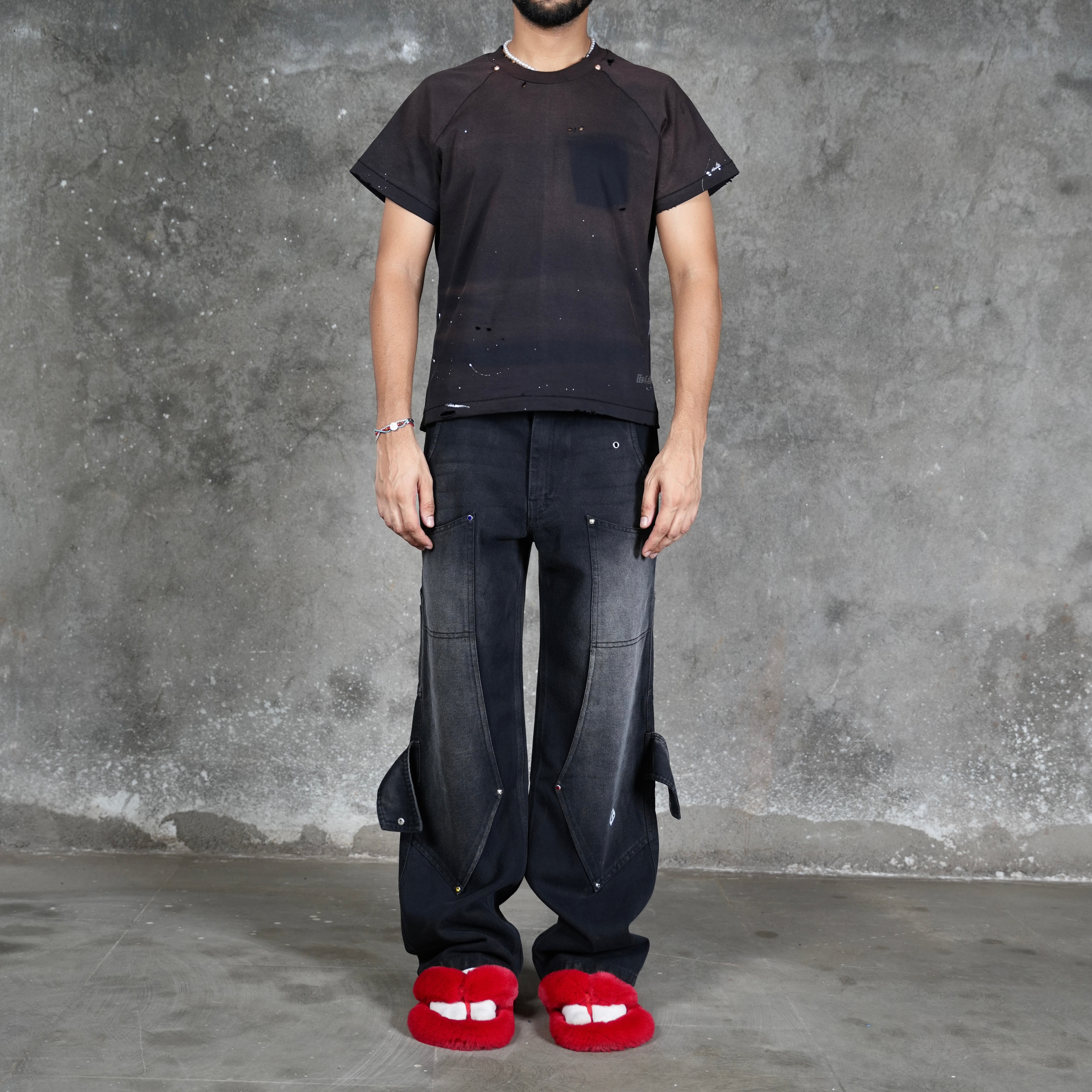 Ghost pocket faded masti tshirt - rtw