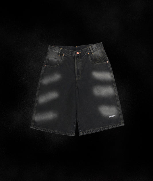 Washed Jorts-Black - RTW