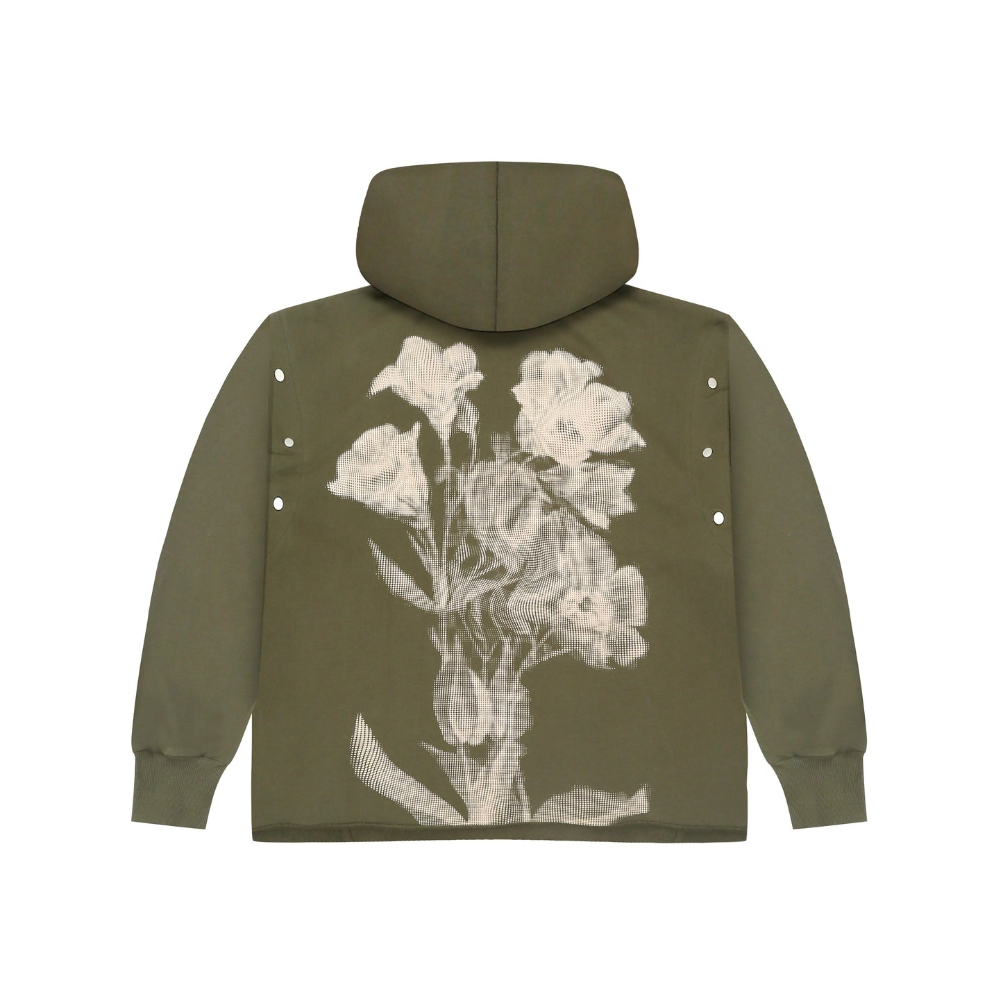 Print hoodie-Green - RTW